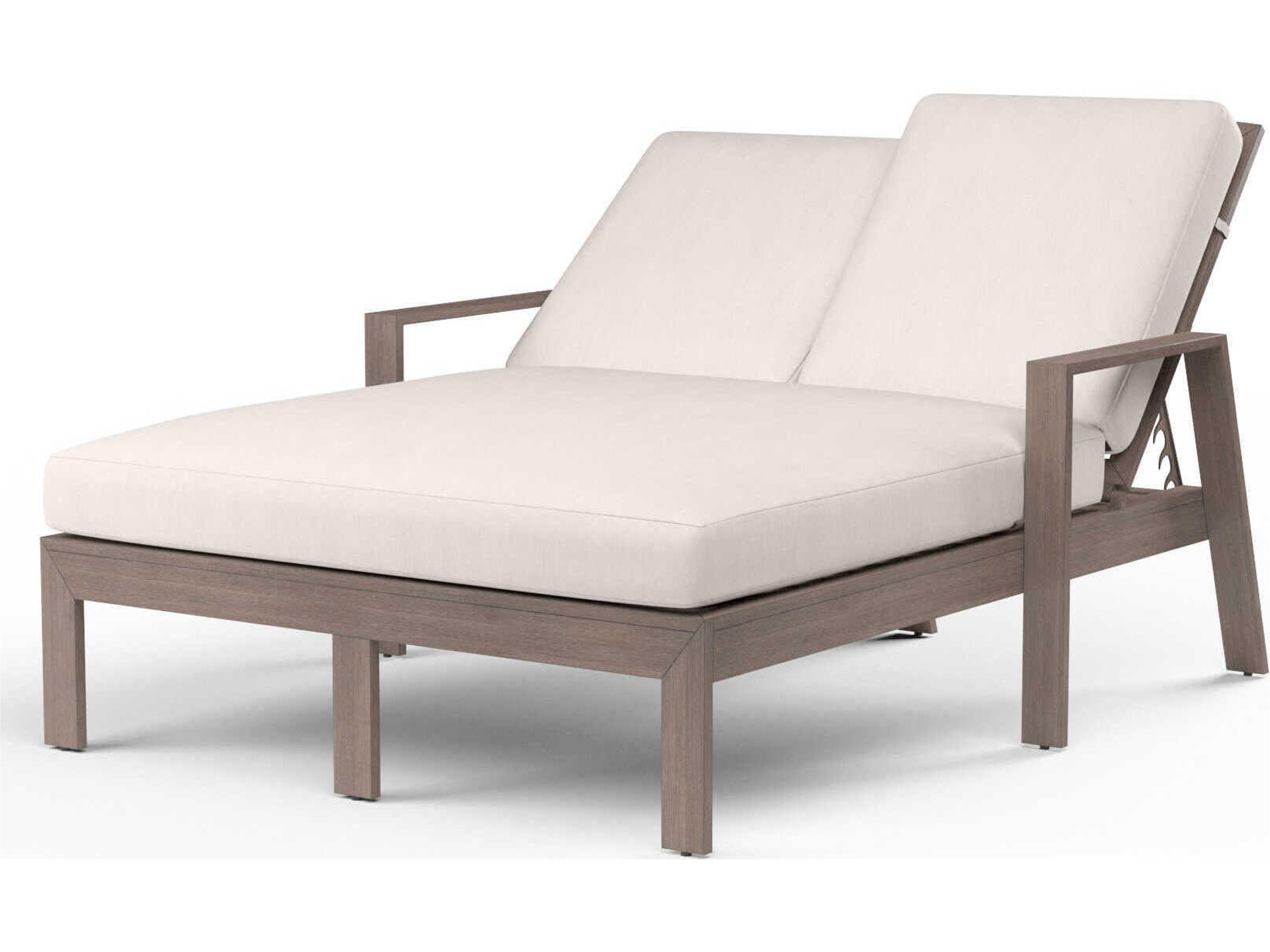 Laguna Driftwood Aluminum Cushion Chaise Lounge
