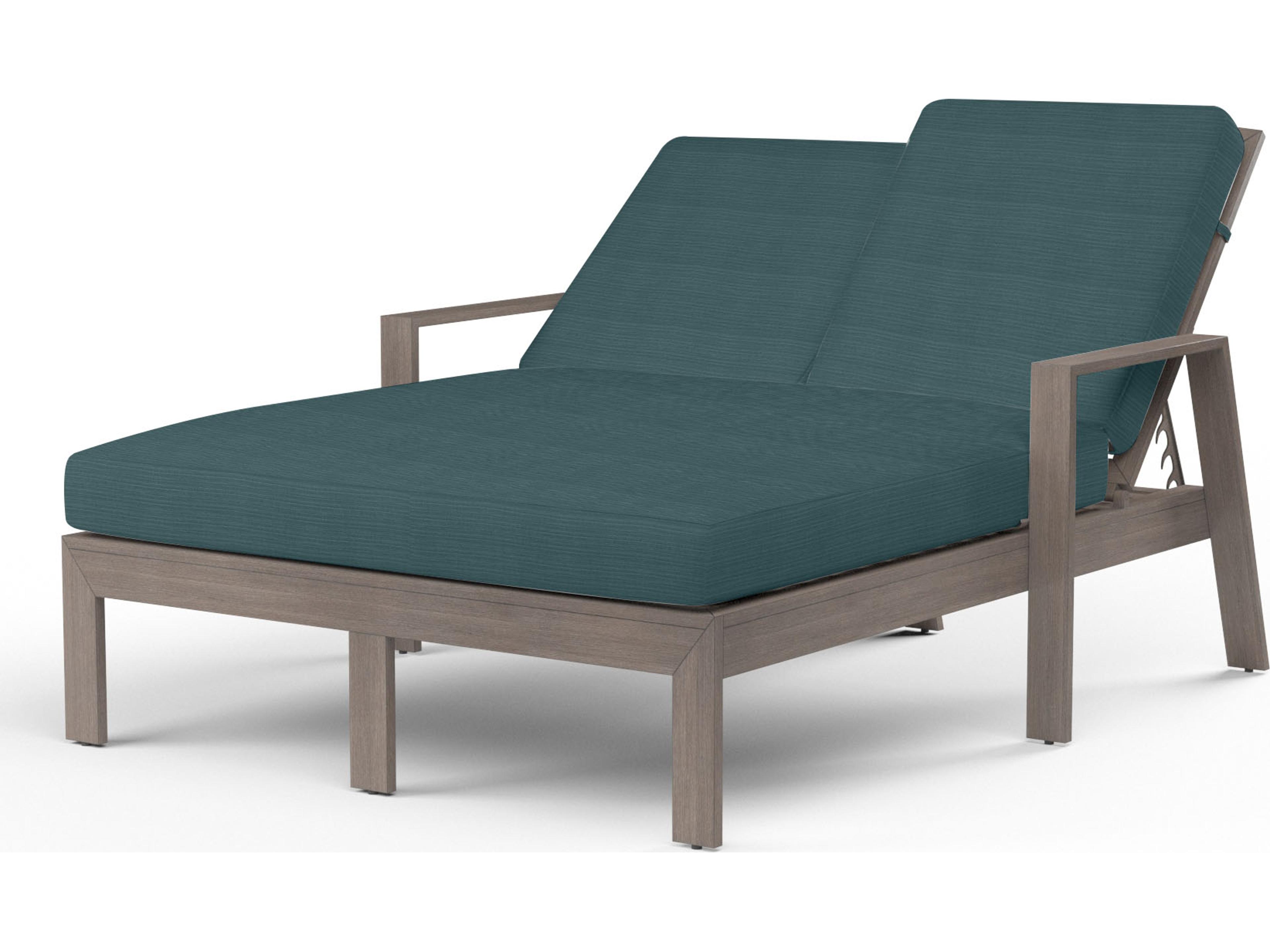 Sunset West Laguna Aluminum Double Patio Chaise Lounge