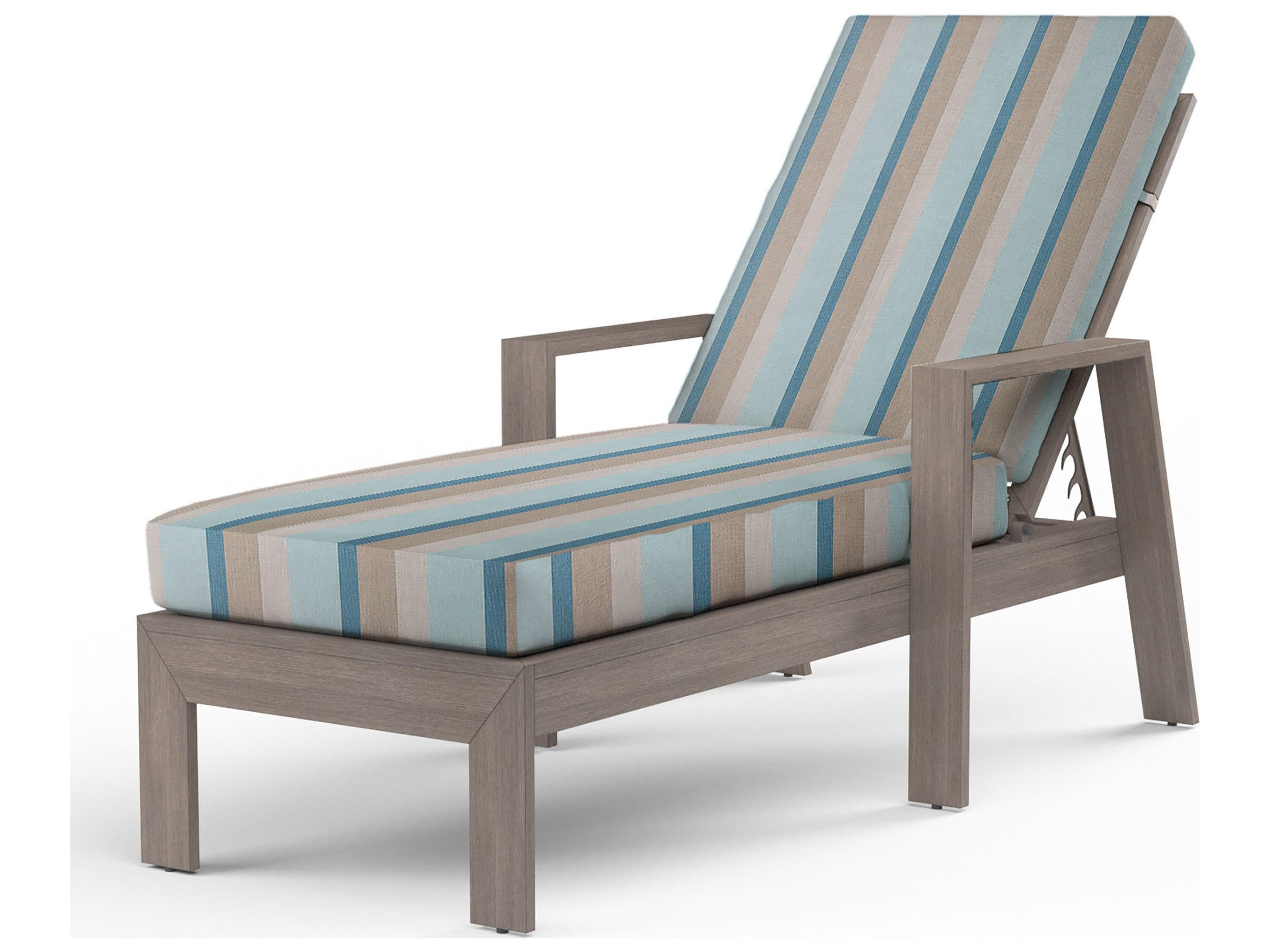 Sunset West Laguna Aluminum Adjustable Outdoor Patio Chaise