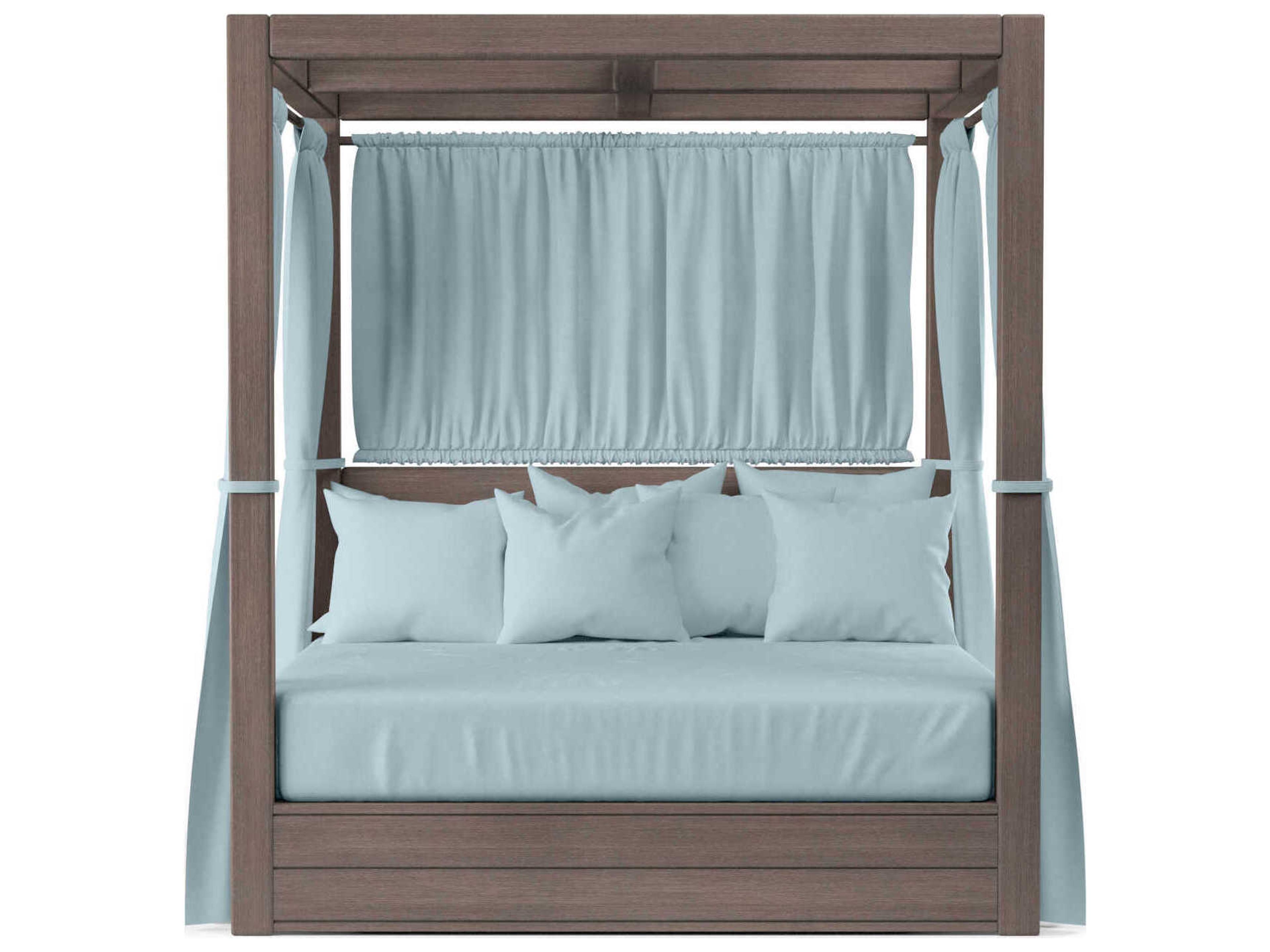 Sunset West Laguna Driftwood Aluminum Cushion Lounge Bed