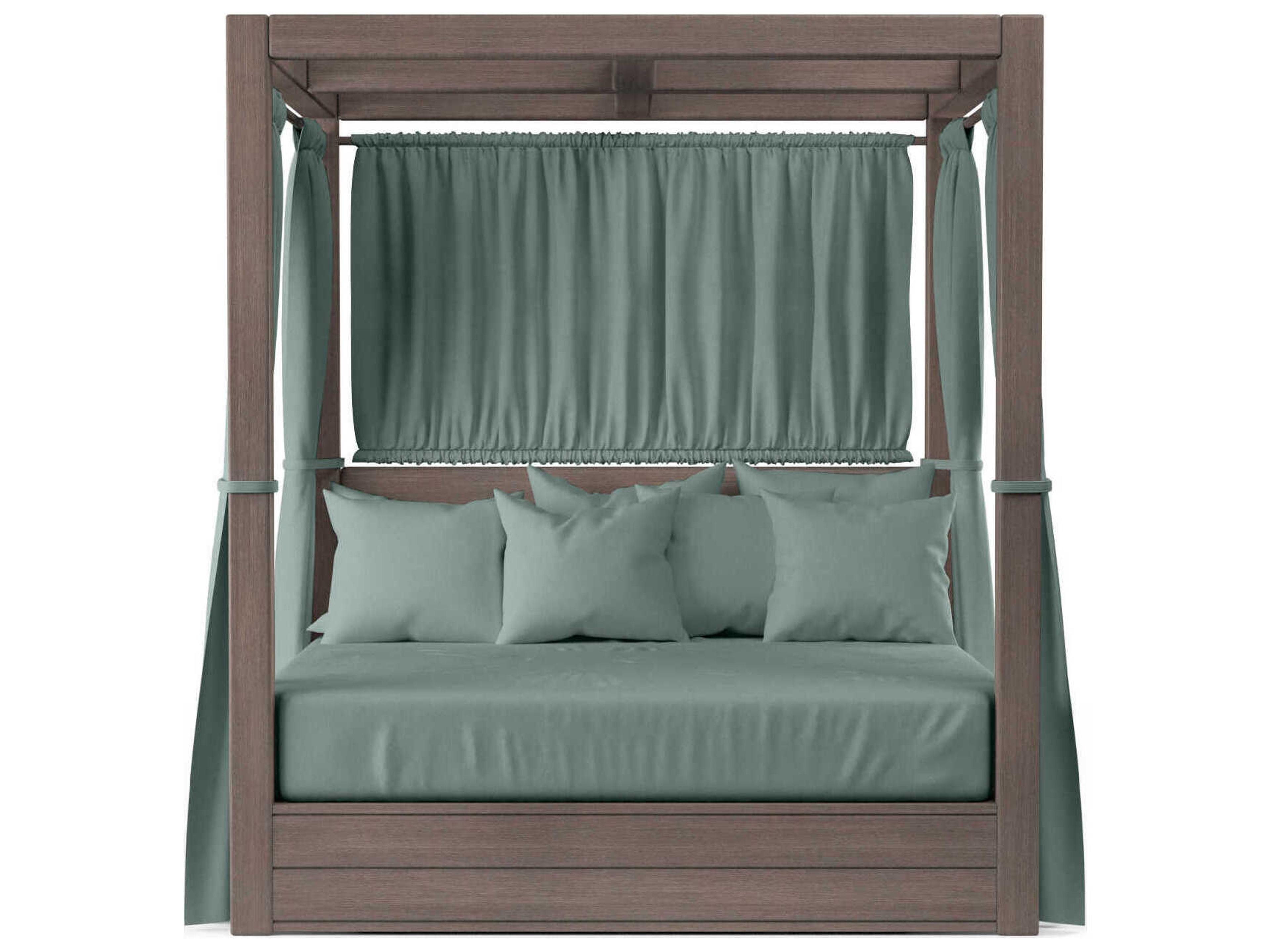 Sunset West Laguna Driftwood Aluminum Cushion Lounge Bed