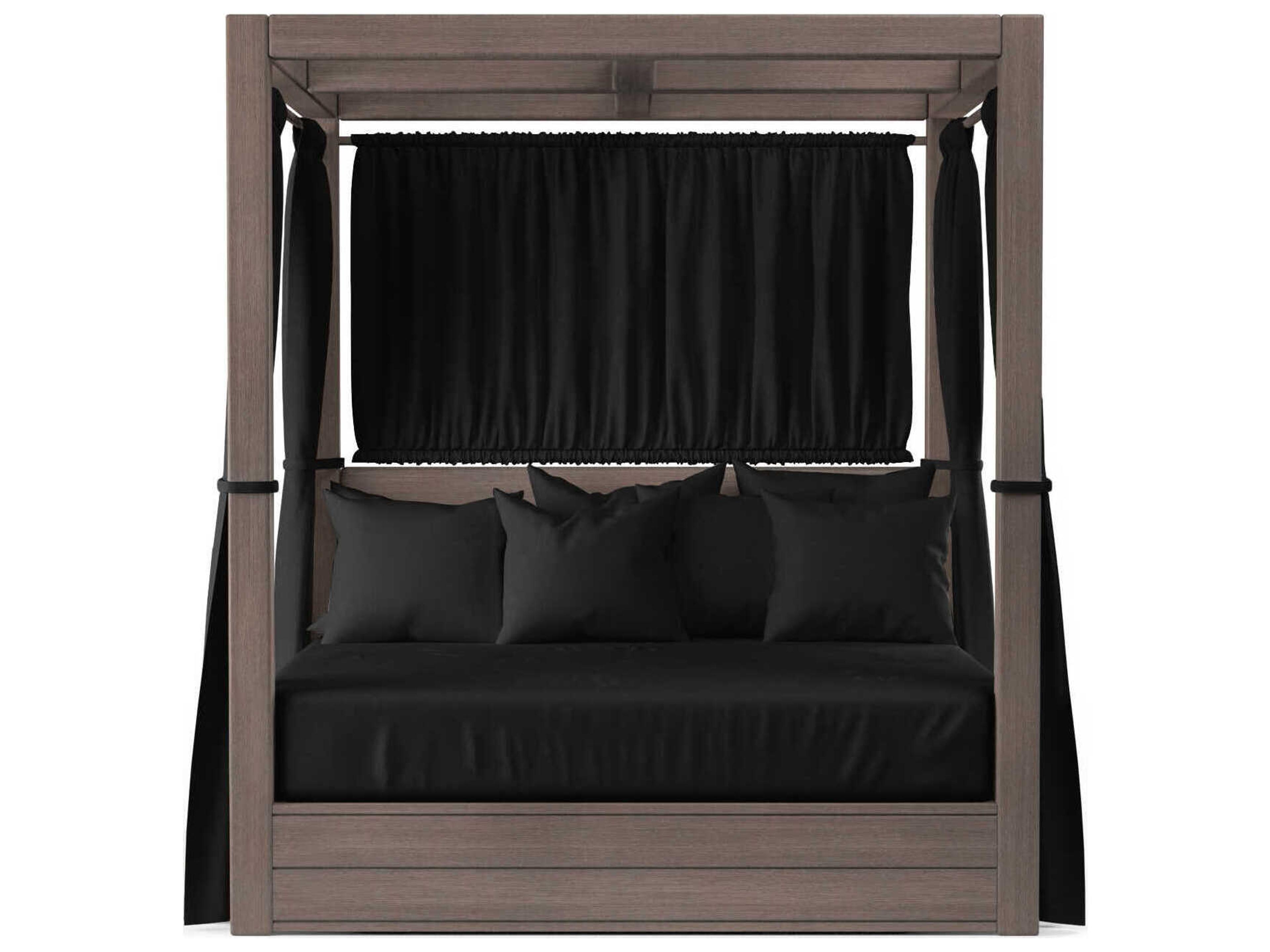 Sunset West Laguna Driftwood Aluminum Cushion Lounge Bed