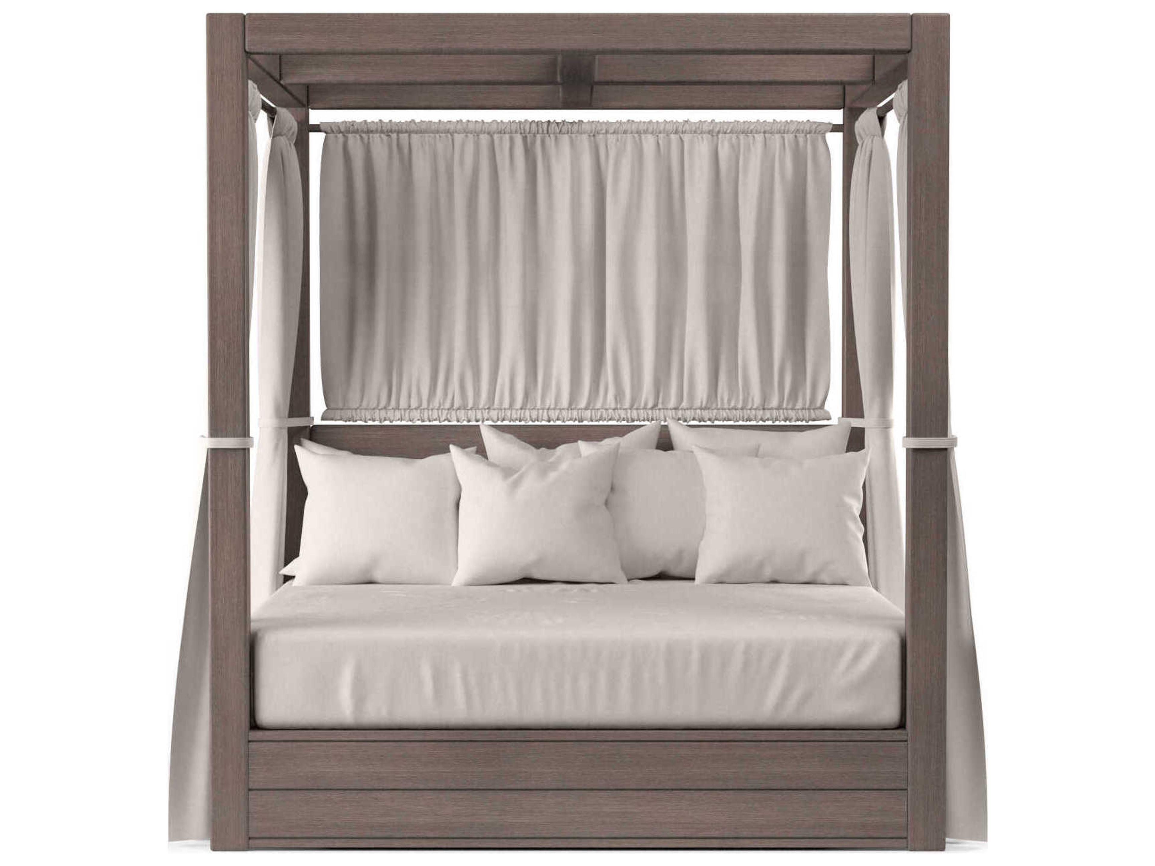 Sunset West Laguna Driftwood Aluminum Cushion Lounge Bed