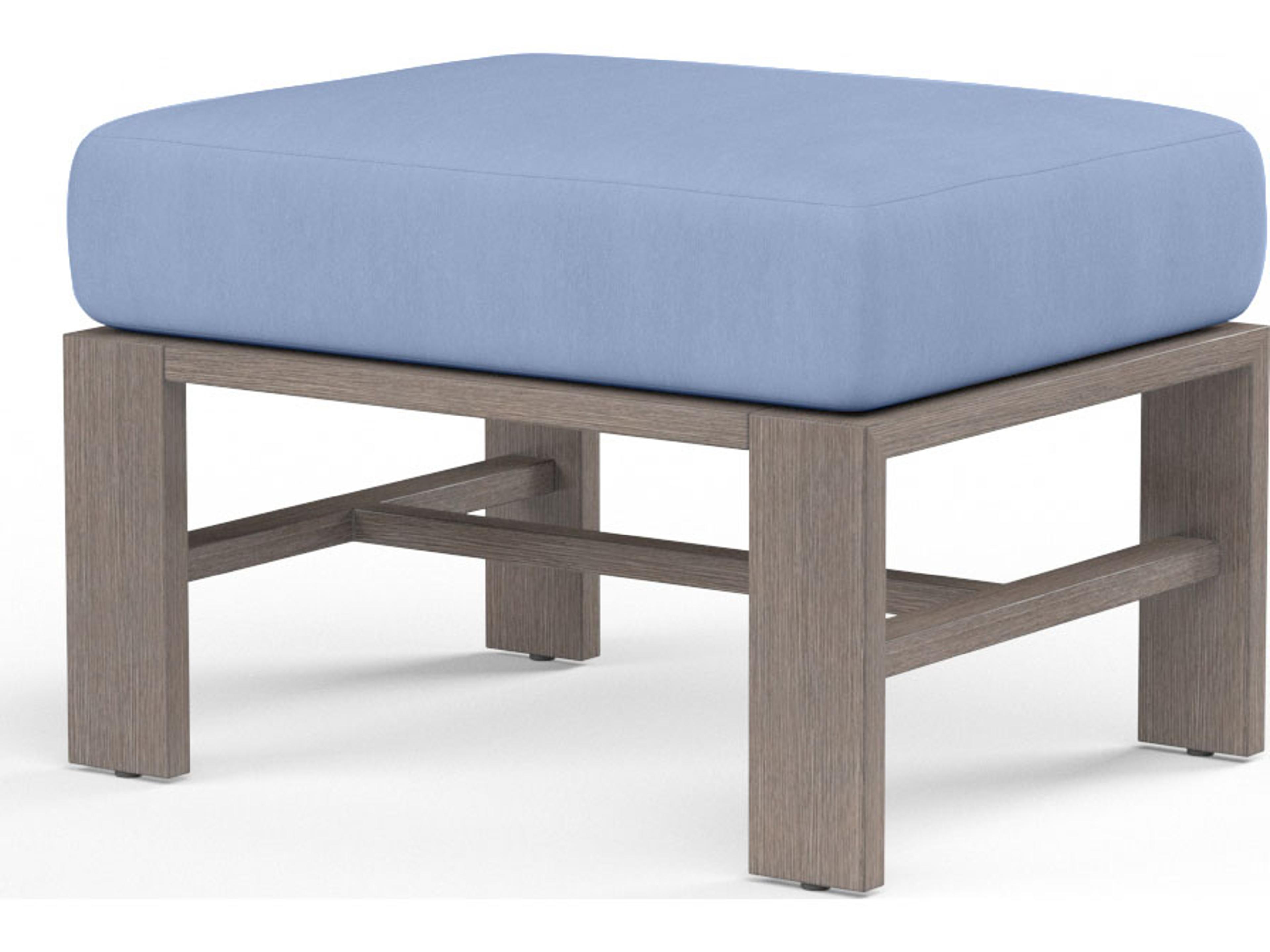 Sunset West Laguna Aluminum Outdoor Ottoman