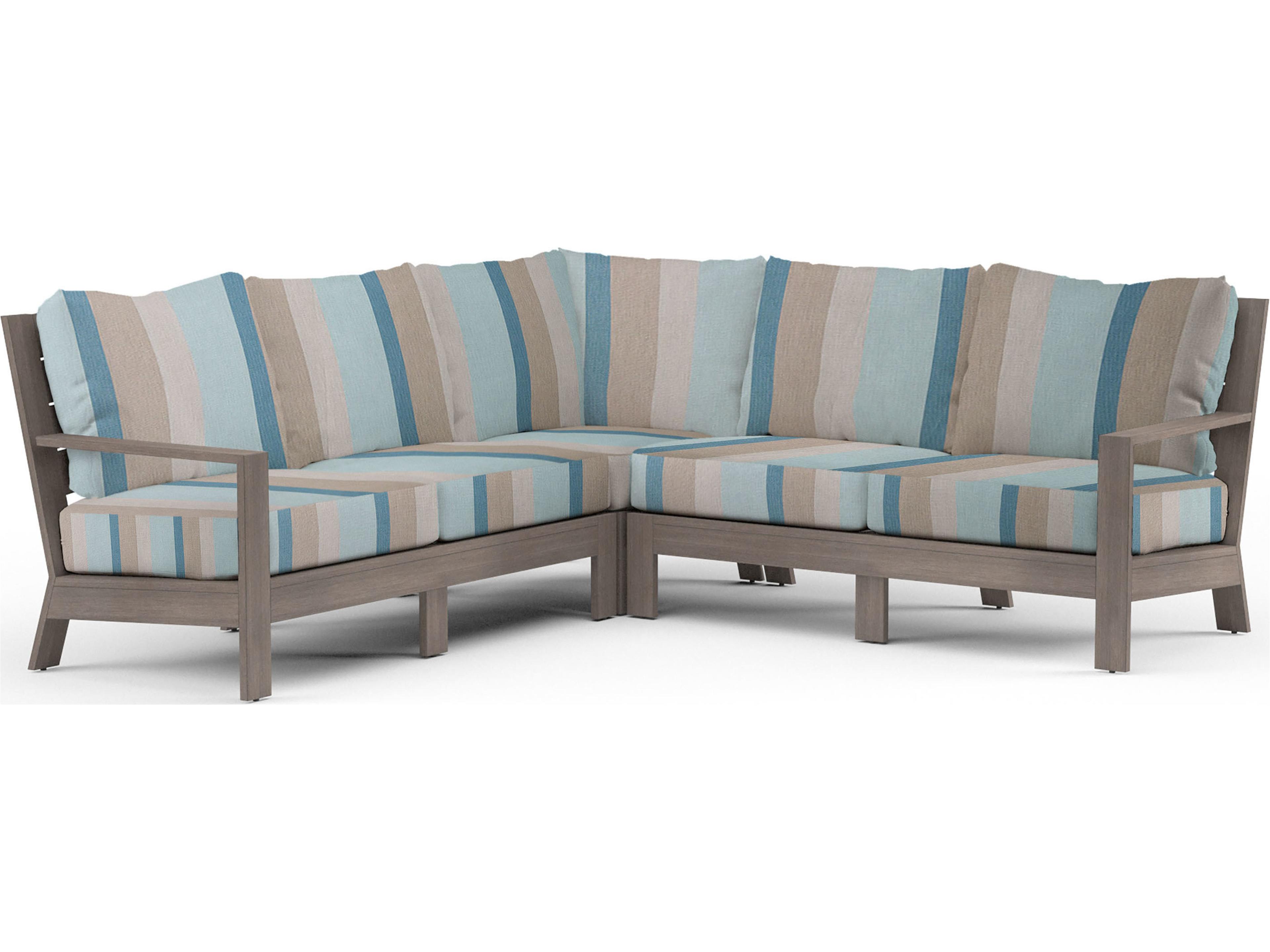 Sunset West Laguna Aluminum Sectional