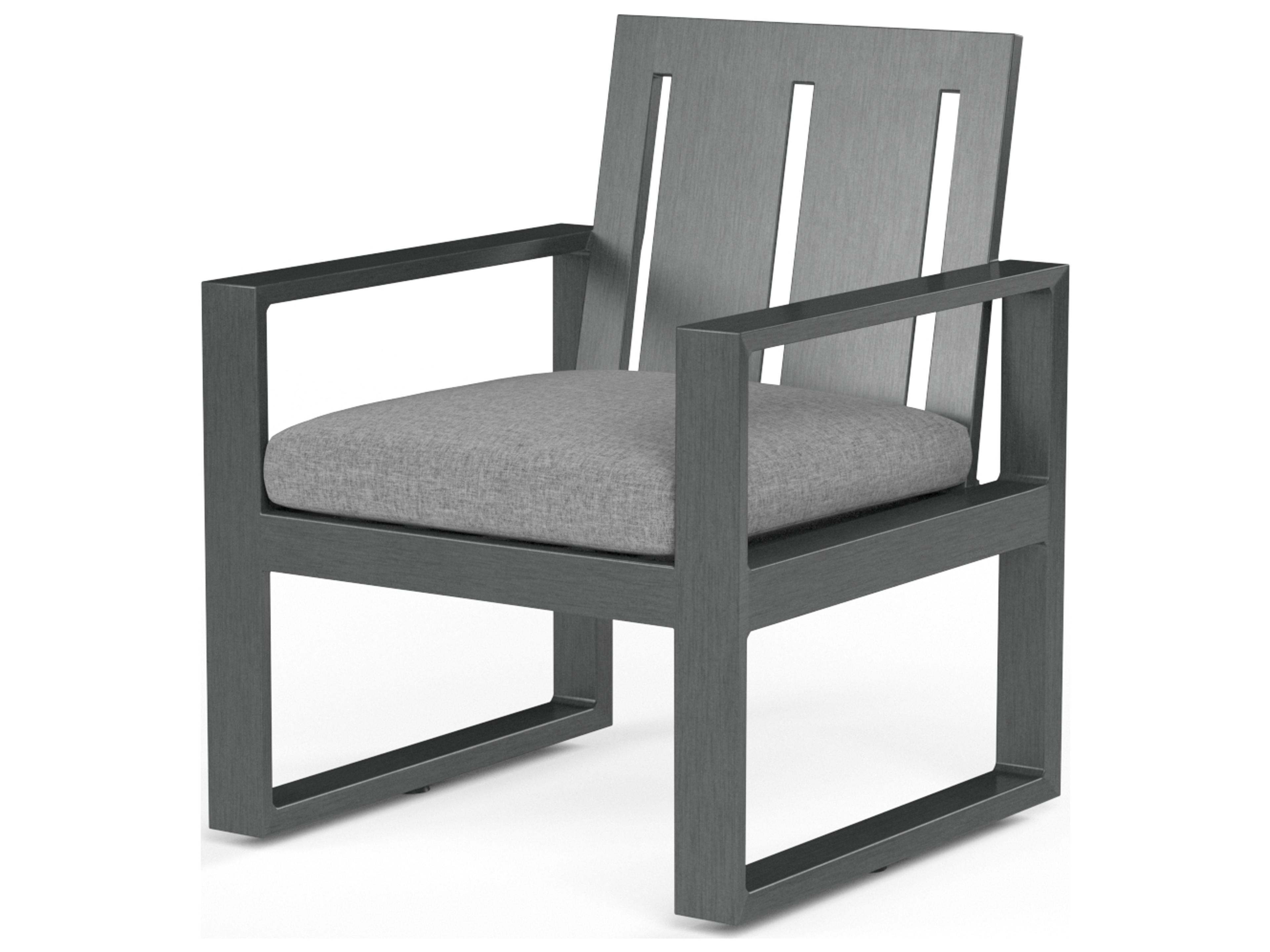 Sunset West Redondo Aluminum Outdoor Patio Dining Chair