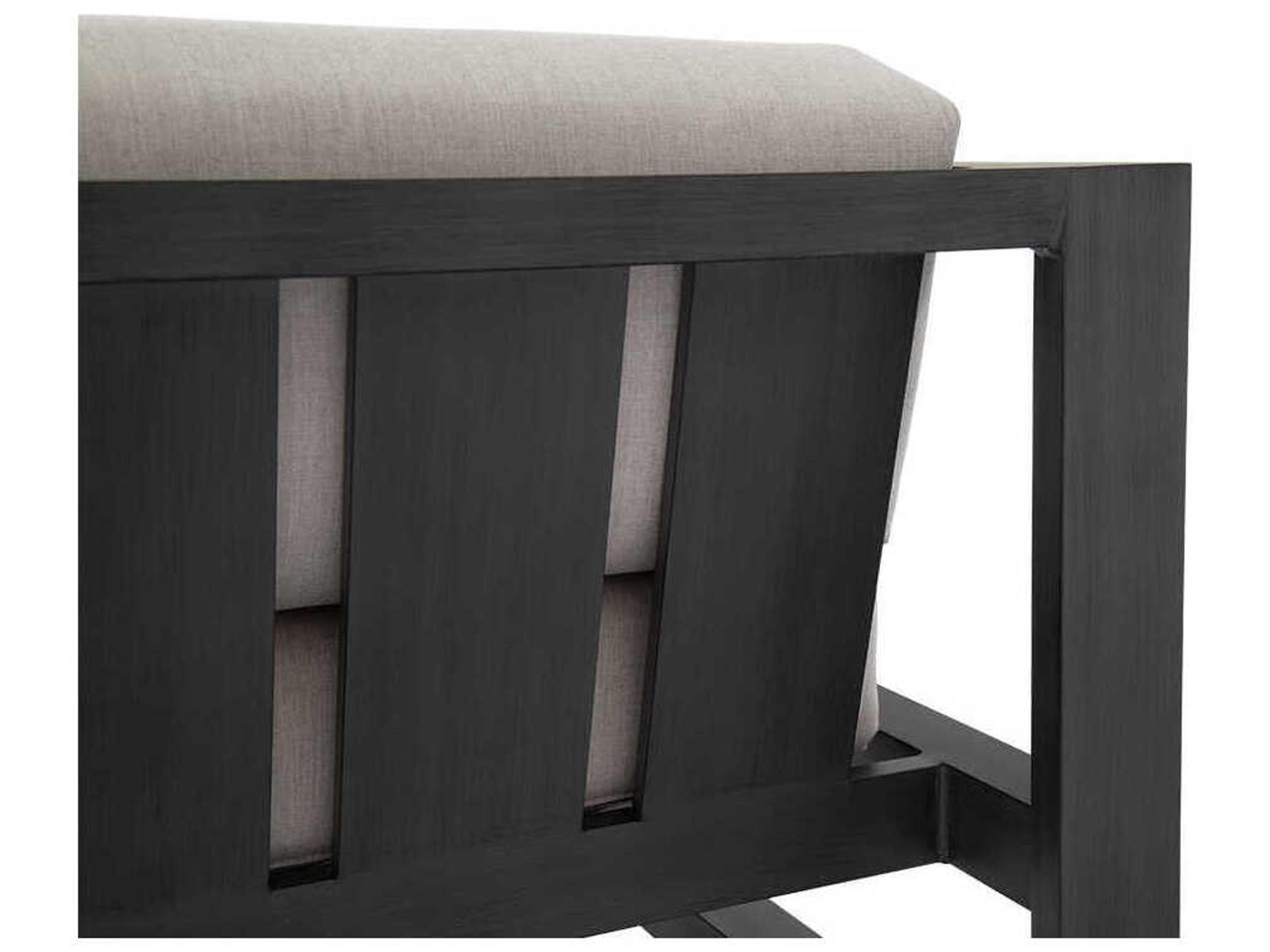 Sunset West Redondo Slate Aluminum Cushion Lounge Chair