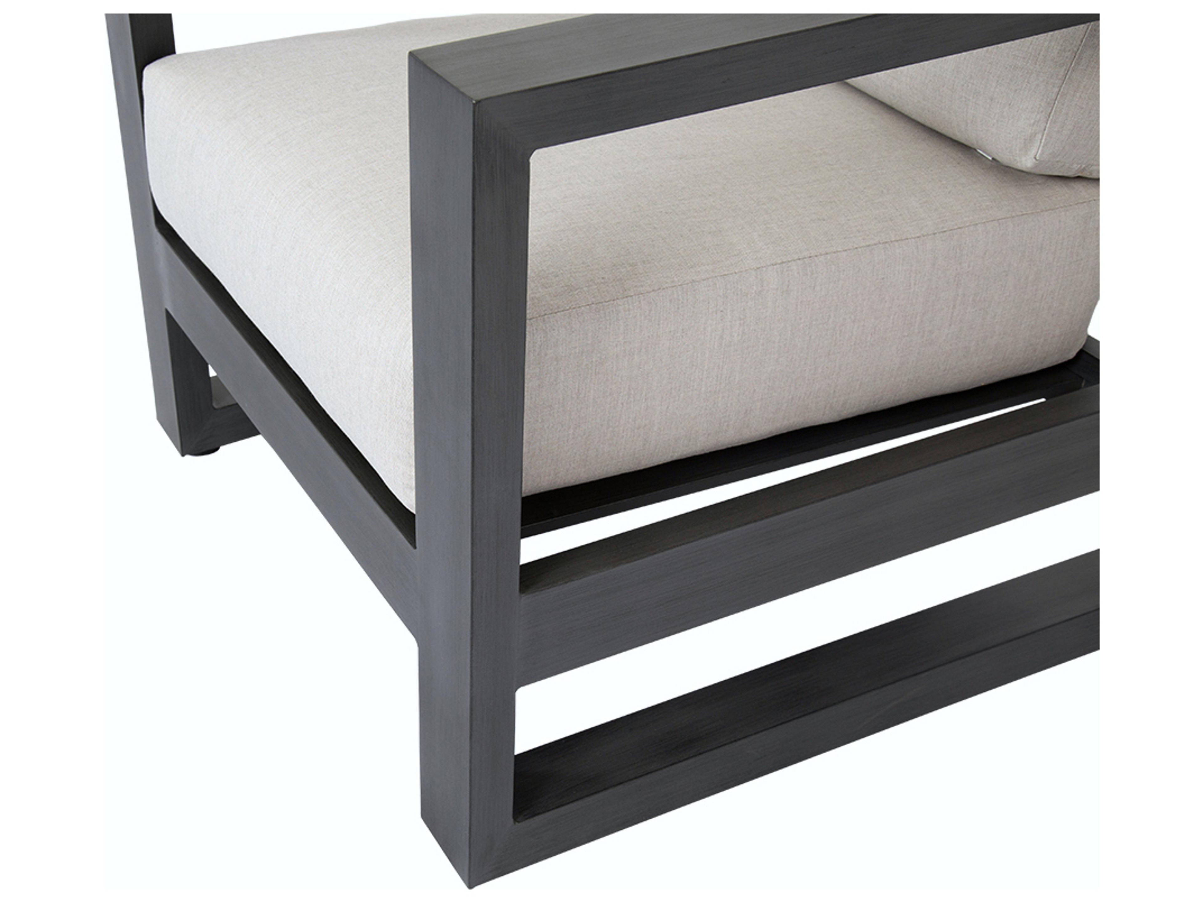 Sunset West Redondo Aluminum Patio Lounge Chair in Cast Silver