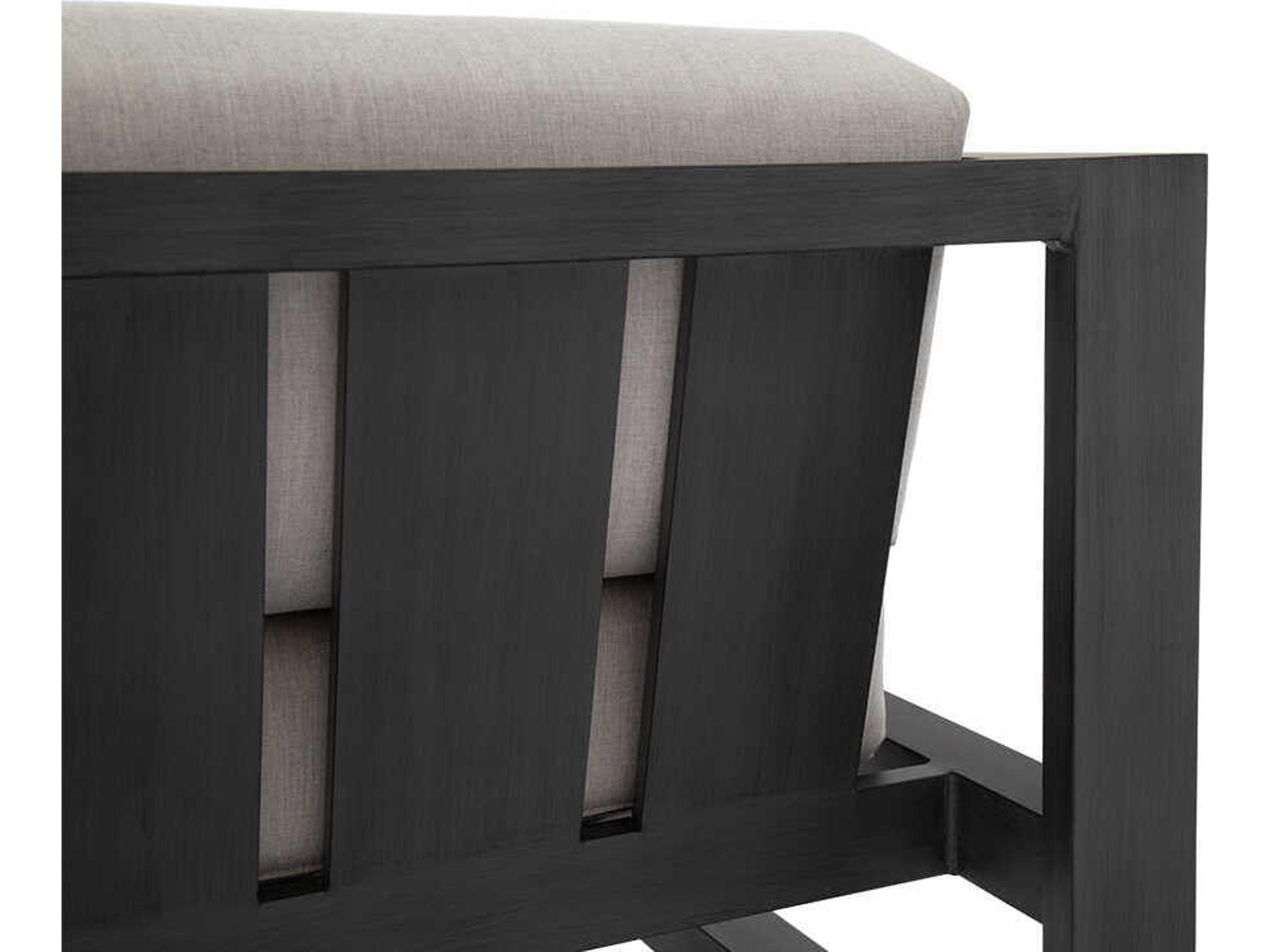 Sunset West Redondo Slate Aluminum Cushion Lounge Chair