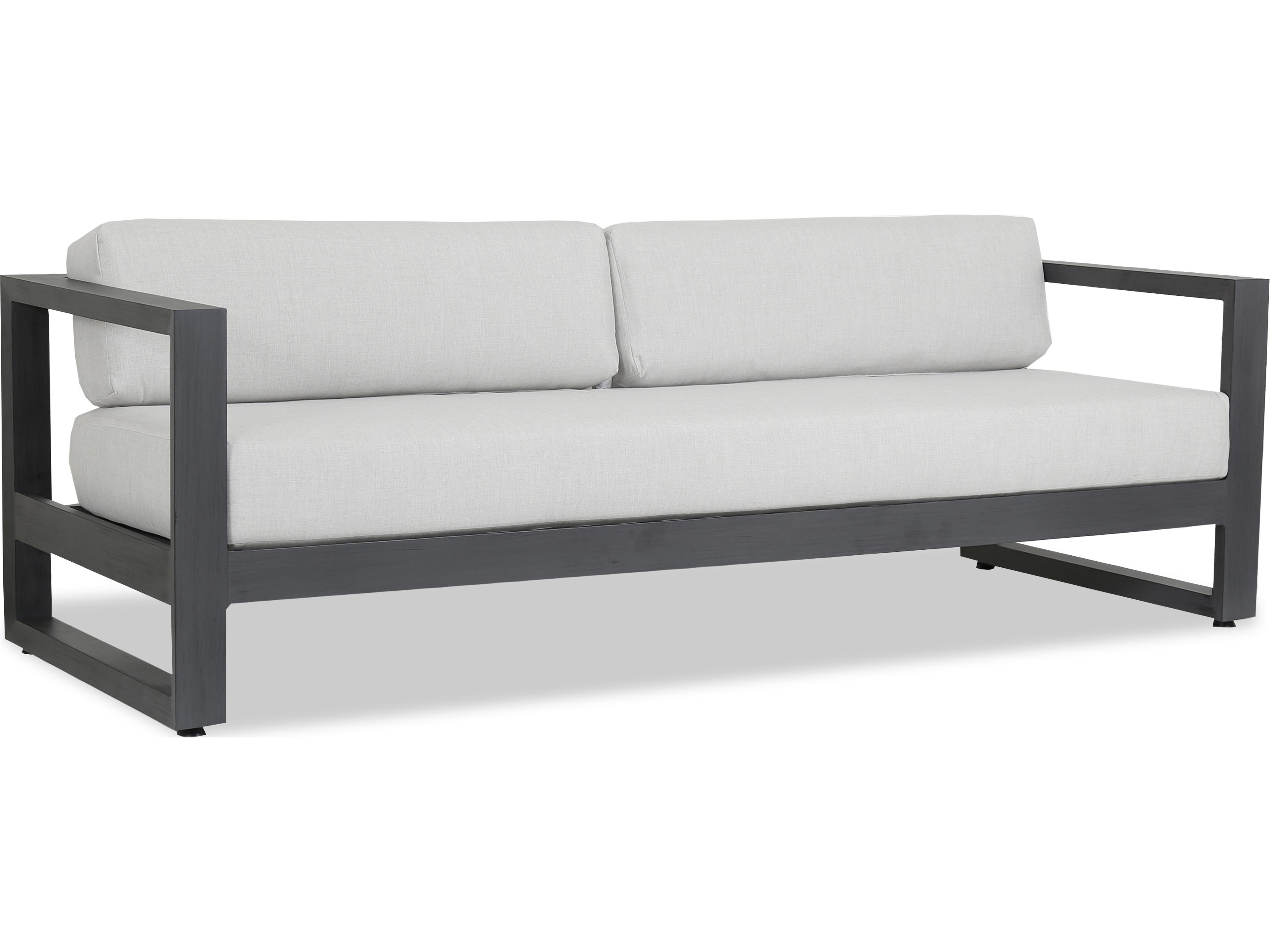 Redondo Outdoor Sofa in Slate Aluminum