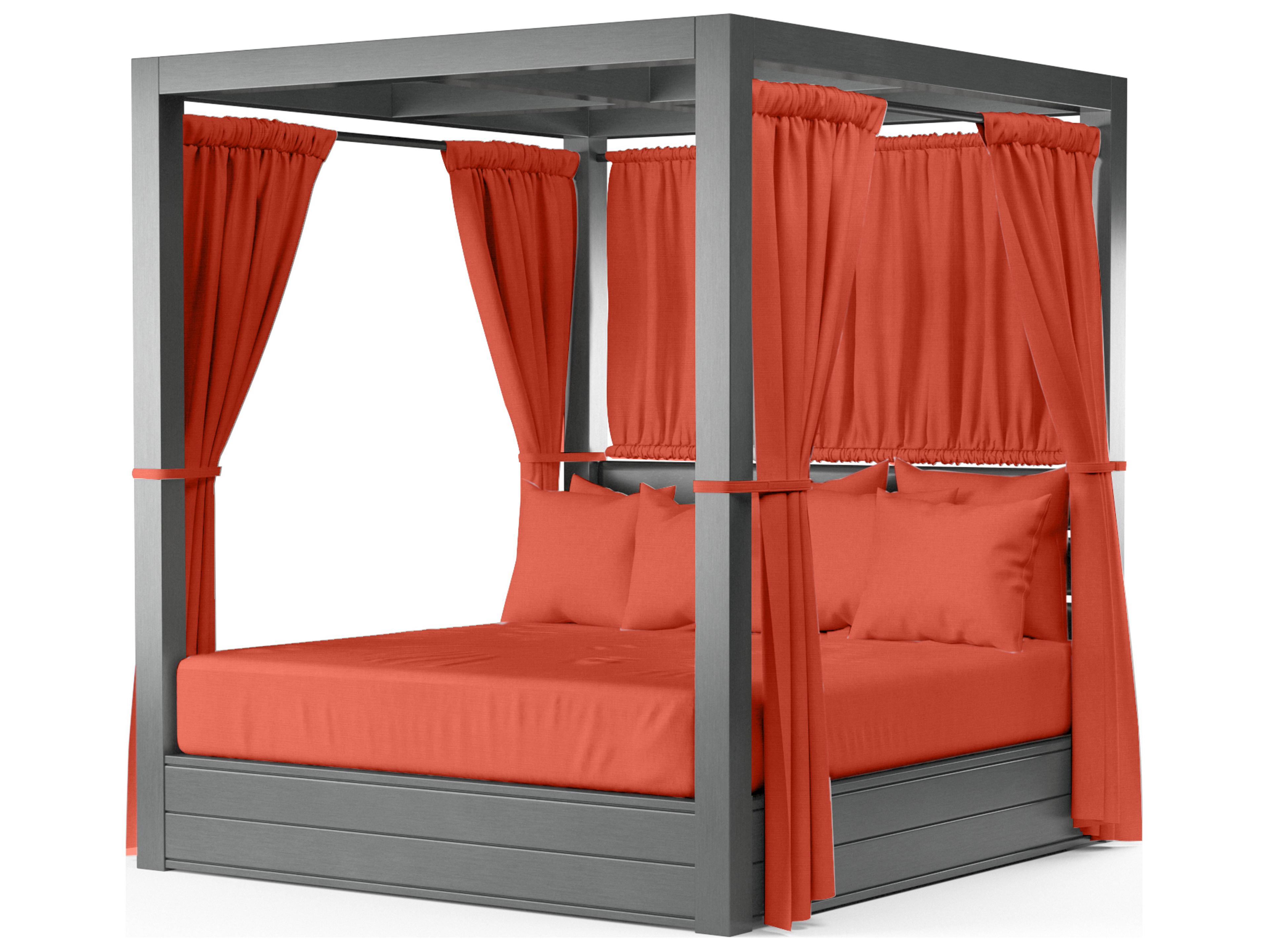 Sunset West Redondo Aluminum Cushion Outdoor Patio Lounge Bed