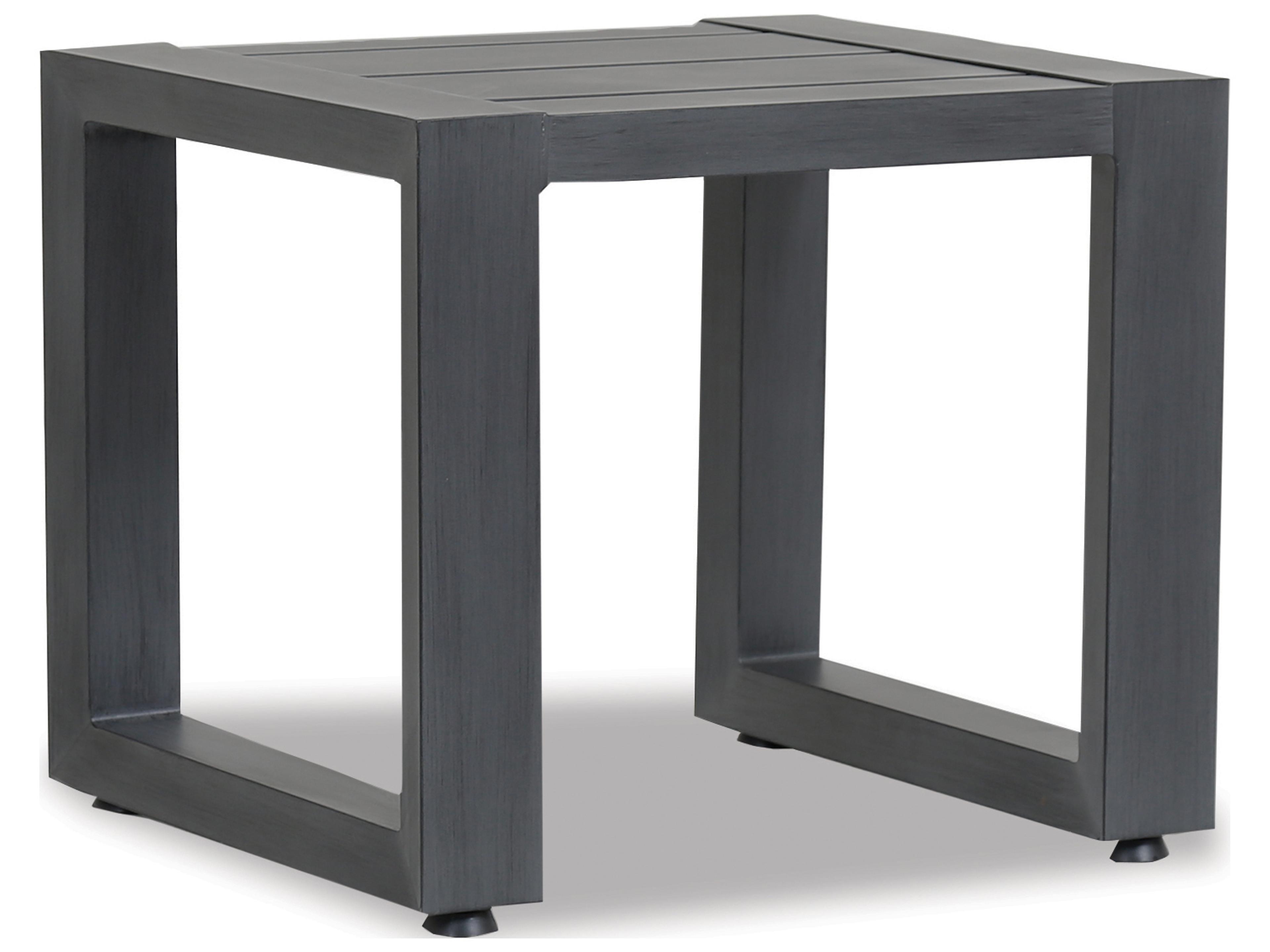 Redondo Outdoor End Table Aluminum