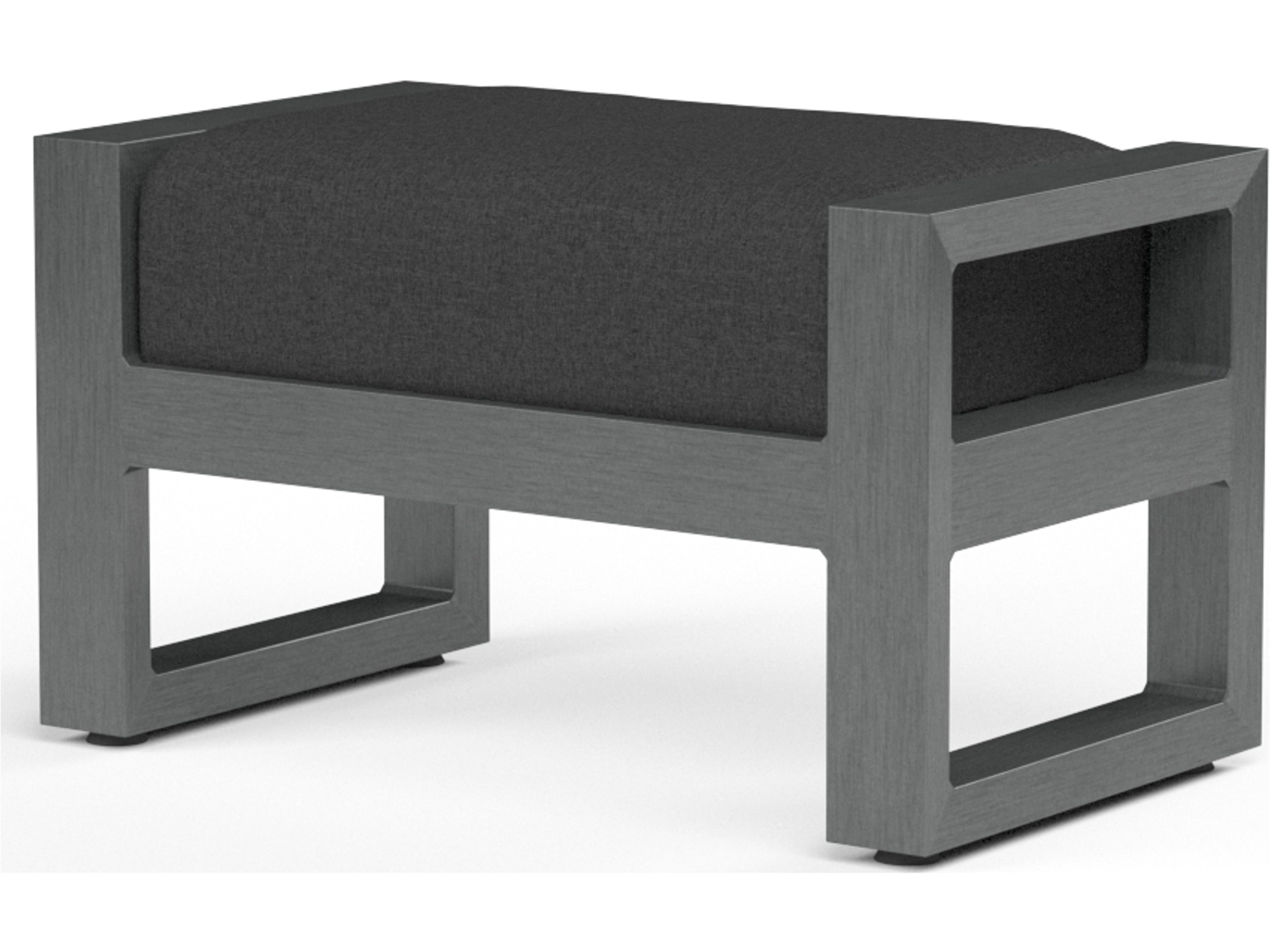 Redondo Outdoor Ottoman Aluminum Patio Furniture