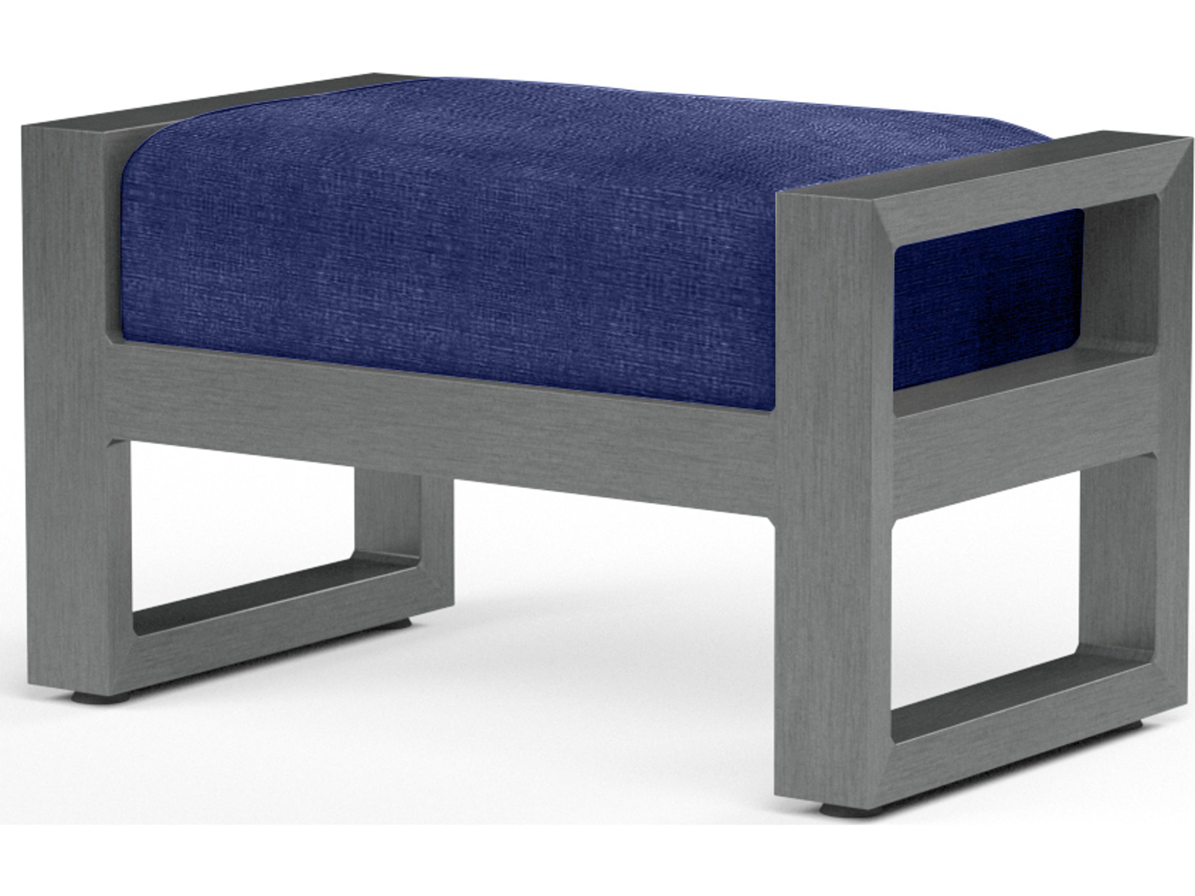 Sunset West Redondo Aluminum Patio Ottoman