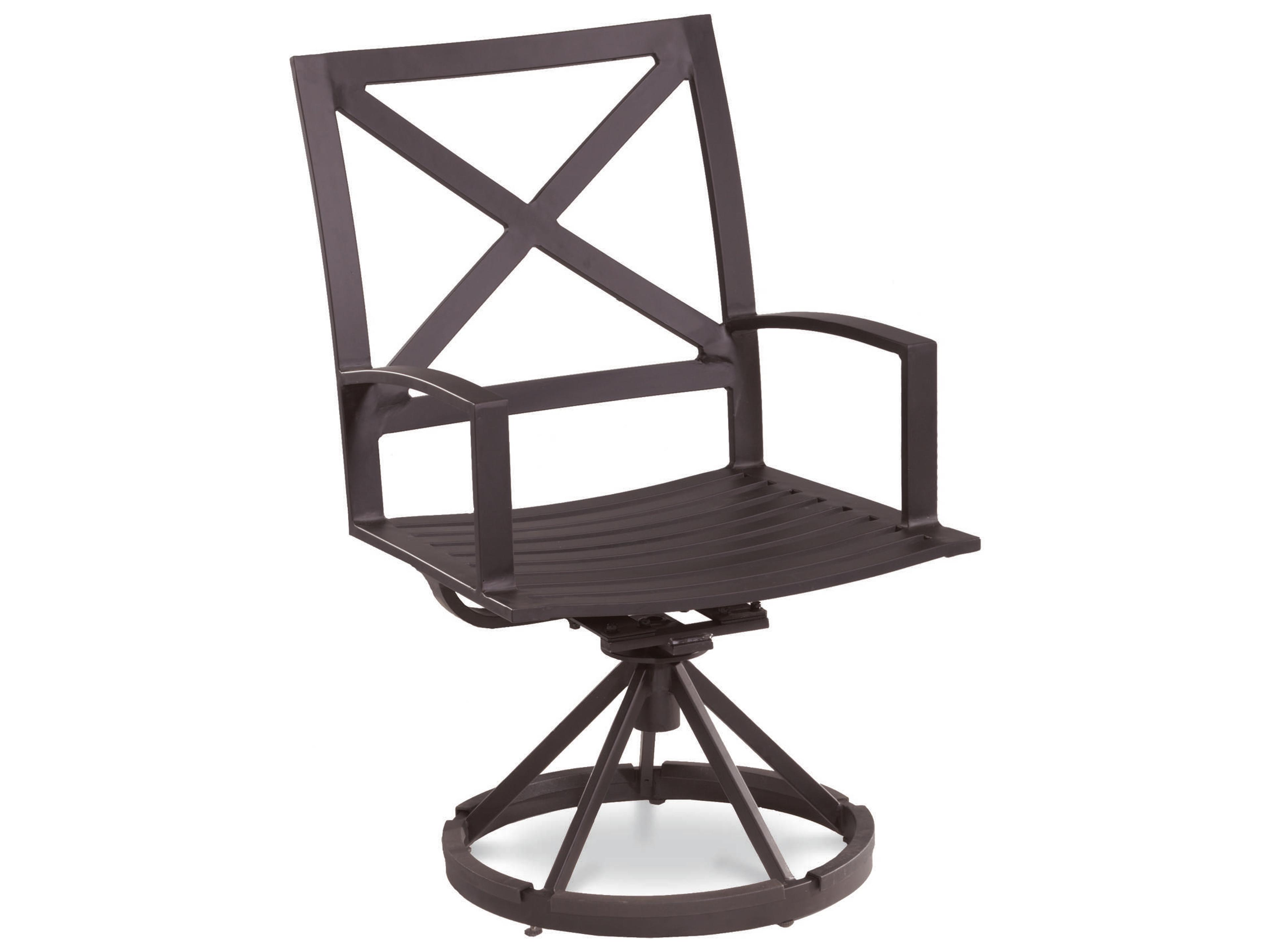 Sunset West Quick Ship La Jolla Rich Chocolate Aluminum Cushion Dining Chair