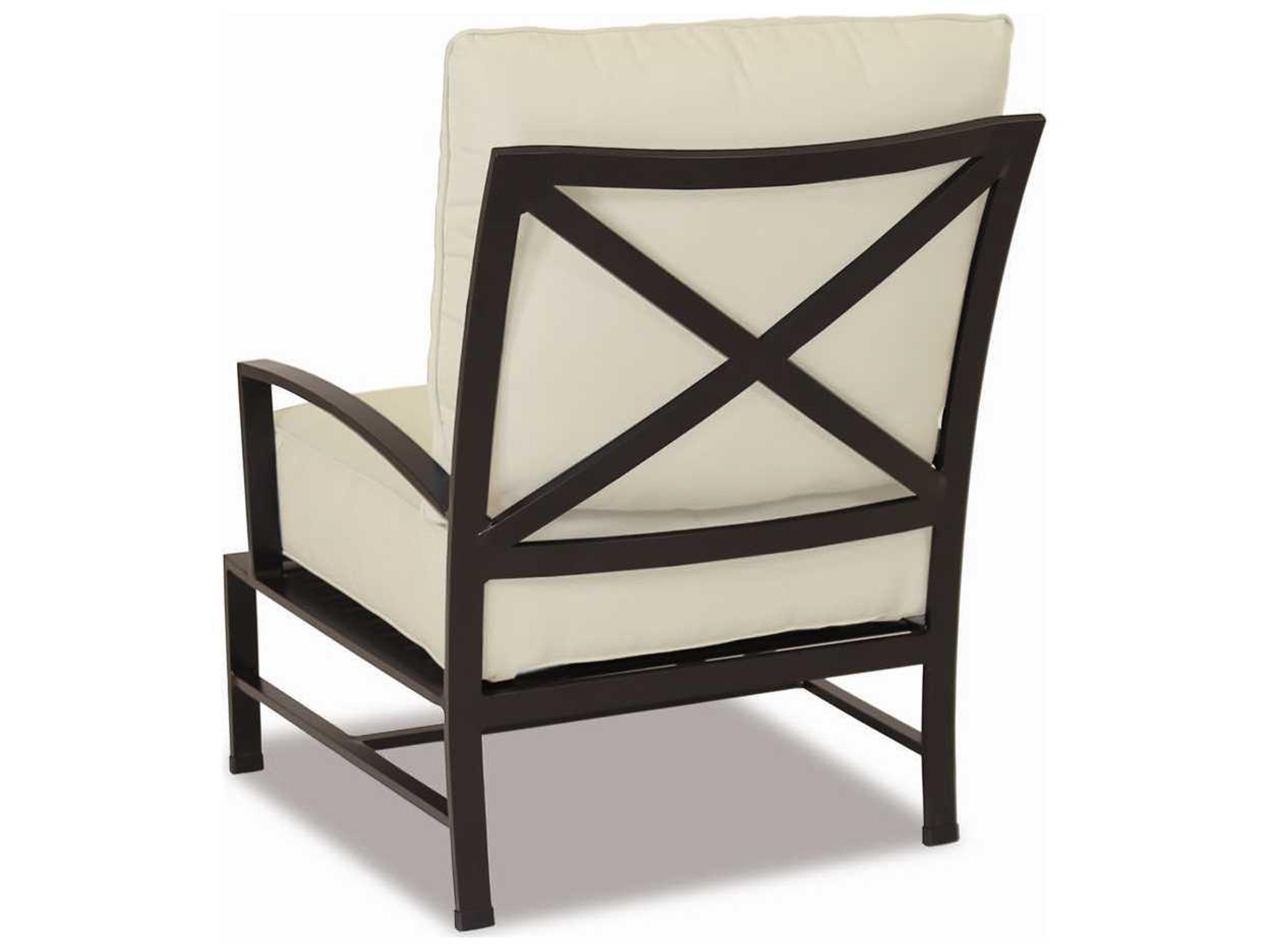 Sunset West Quick Ship La Jolla Rich Chocolate Aluminum Cushion Lounge Chair