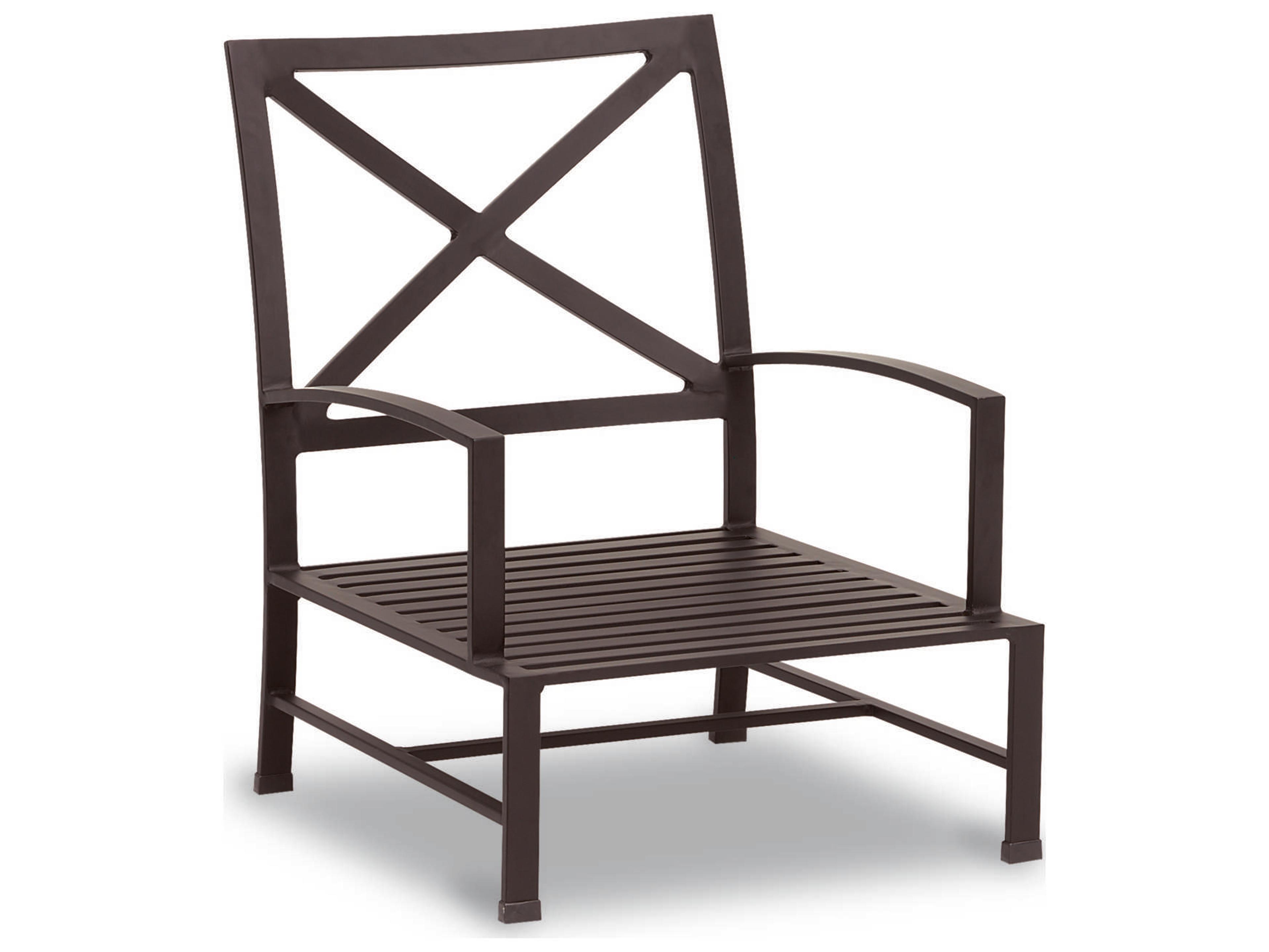 Sunset West Quick Ship La Jolla Rich Chocolate Aluminum Cushion Lounge Chair