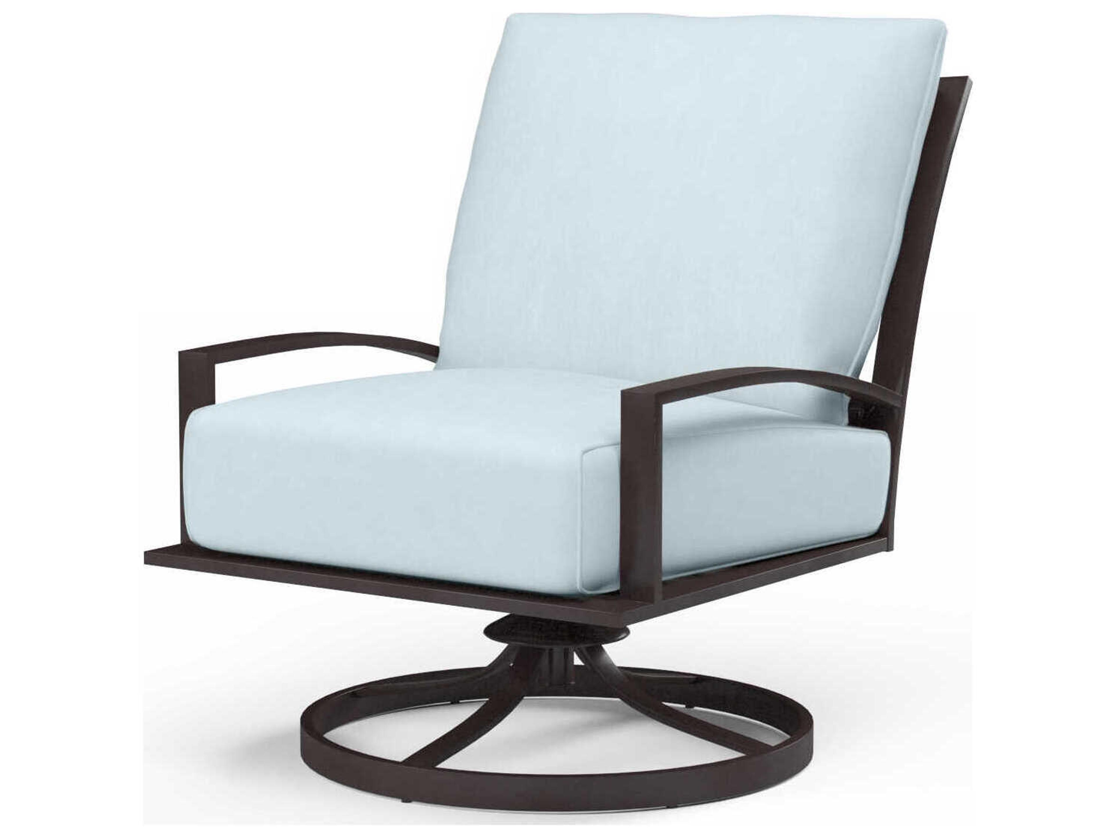 La Jolla Espresso Aluminum Cushion Lounge Chair