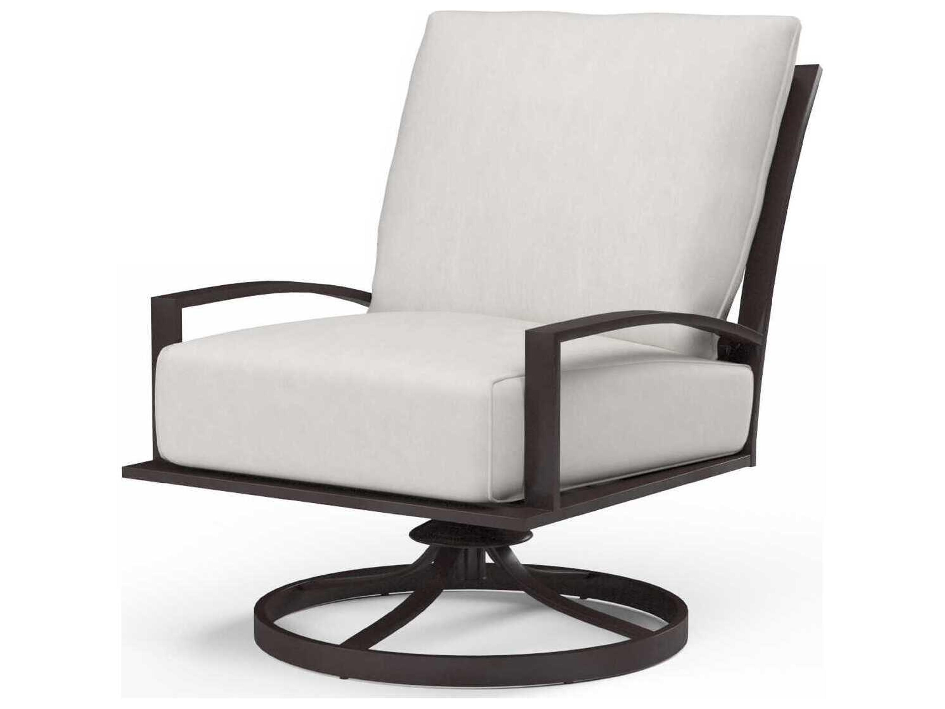 La Jolla Espresso Aluminum Cushion Lounge Chair