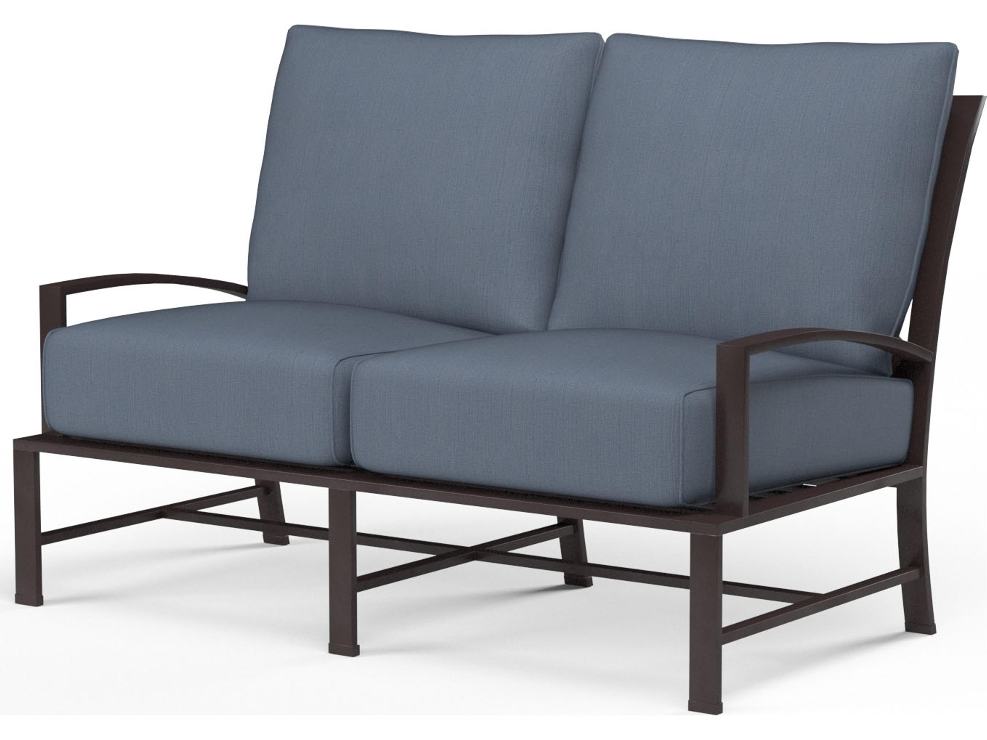 La Jolla Outdoor Loveseat in Espresso