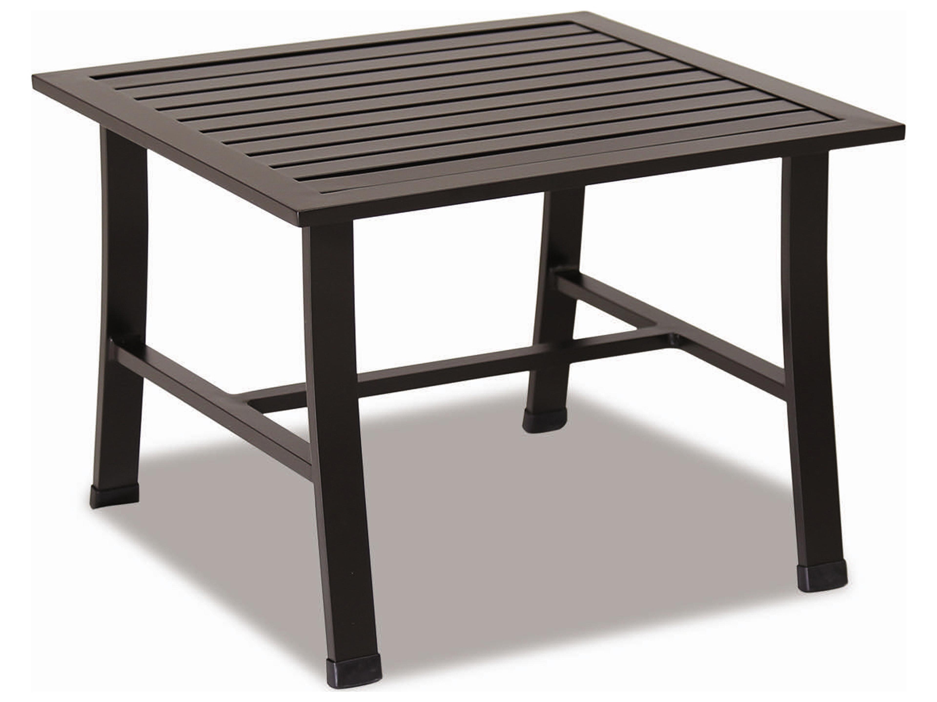 La Jolla Outdoor End Table Aluminum