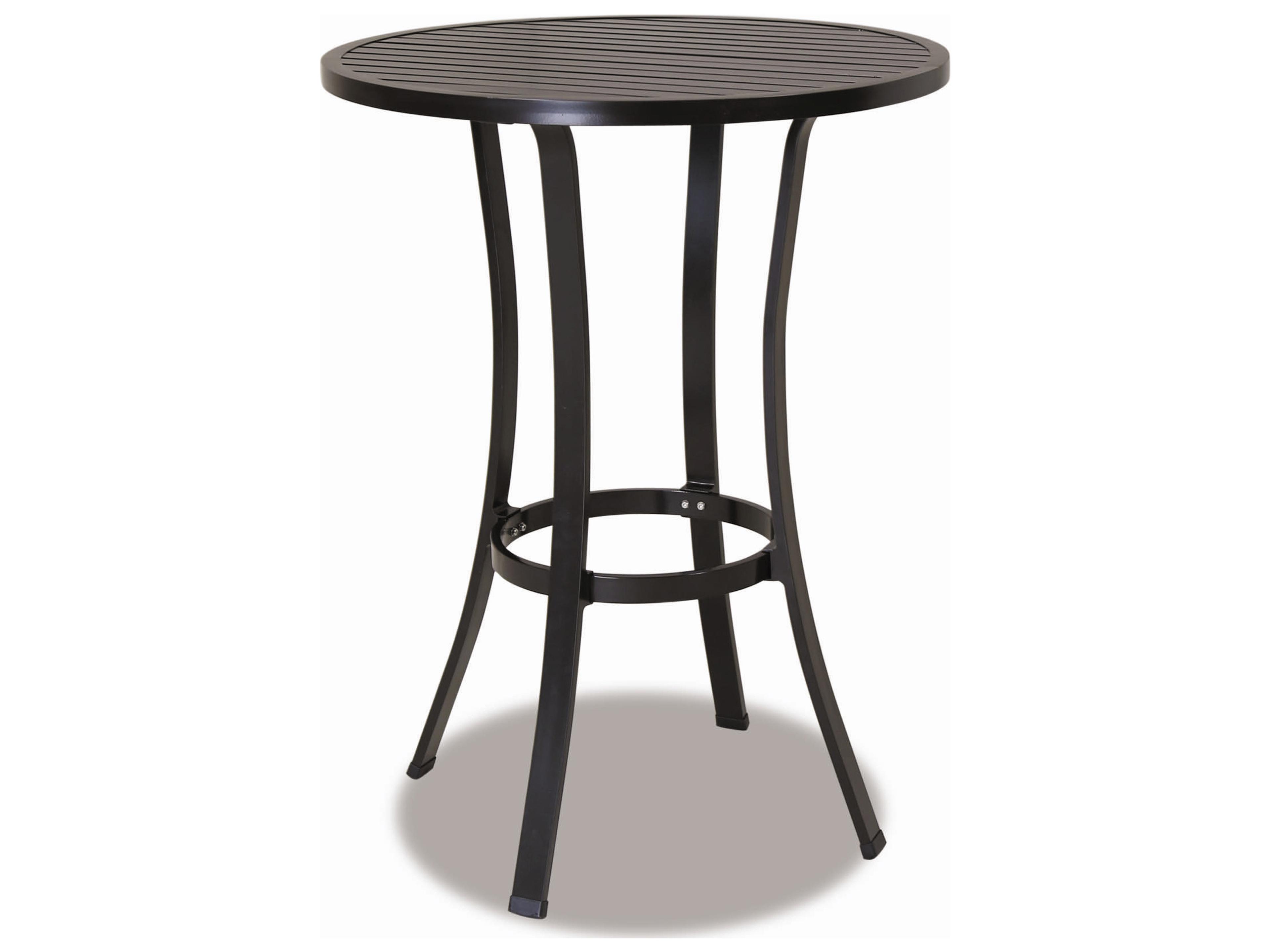 La Jolla Aluminum Round Pub Table