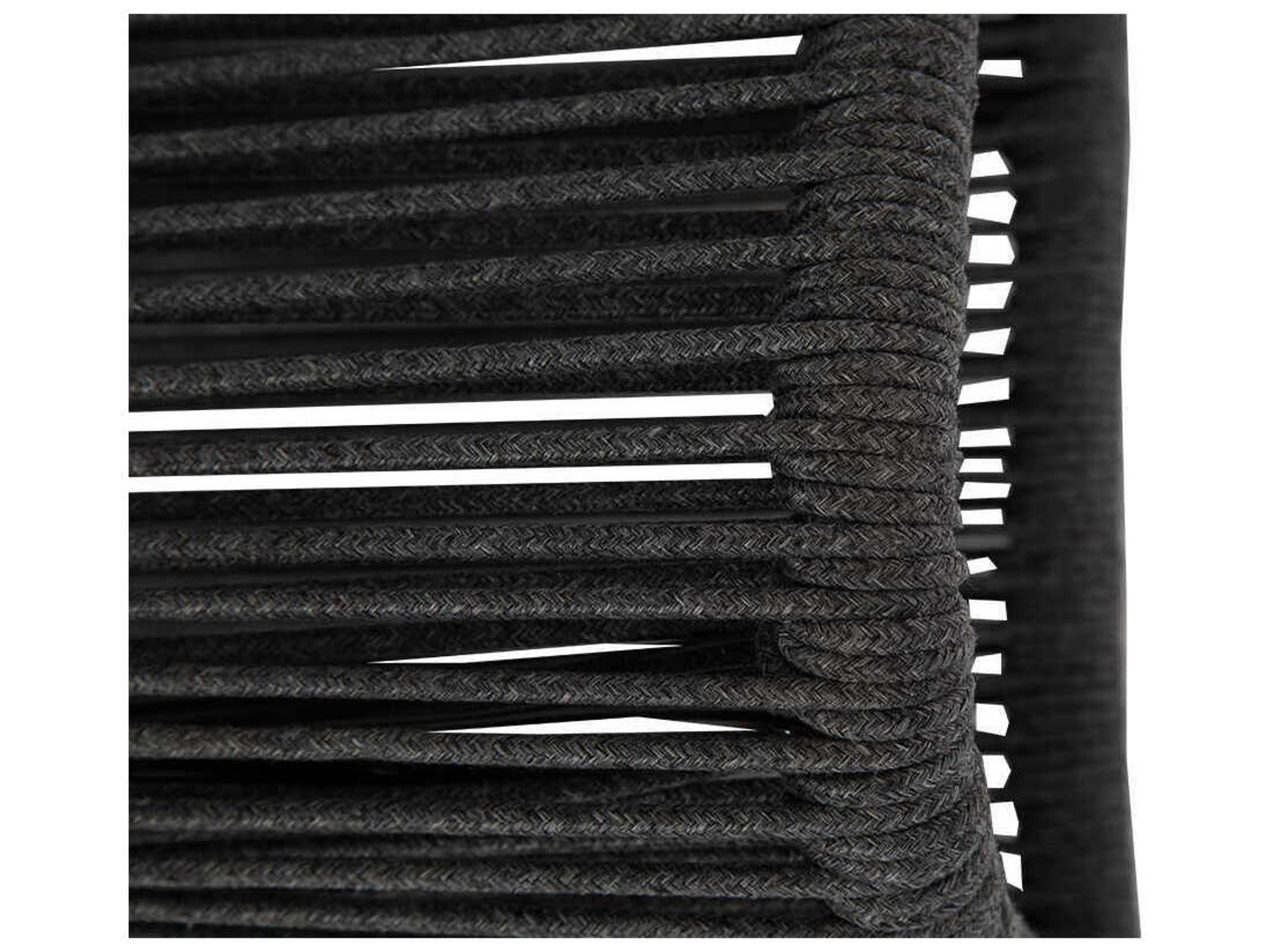 Sunset West Milano Slate Rope Cushion Dining Chair