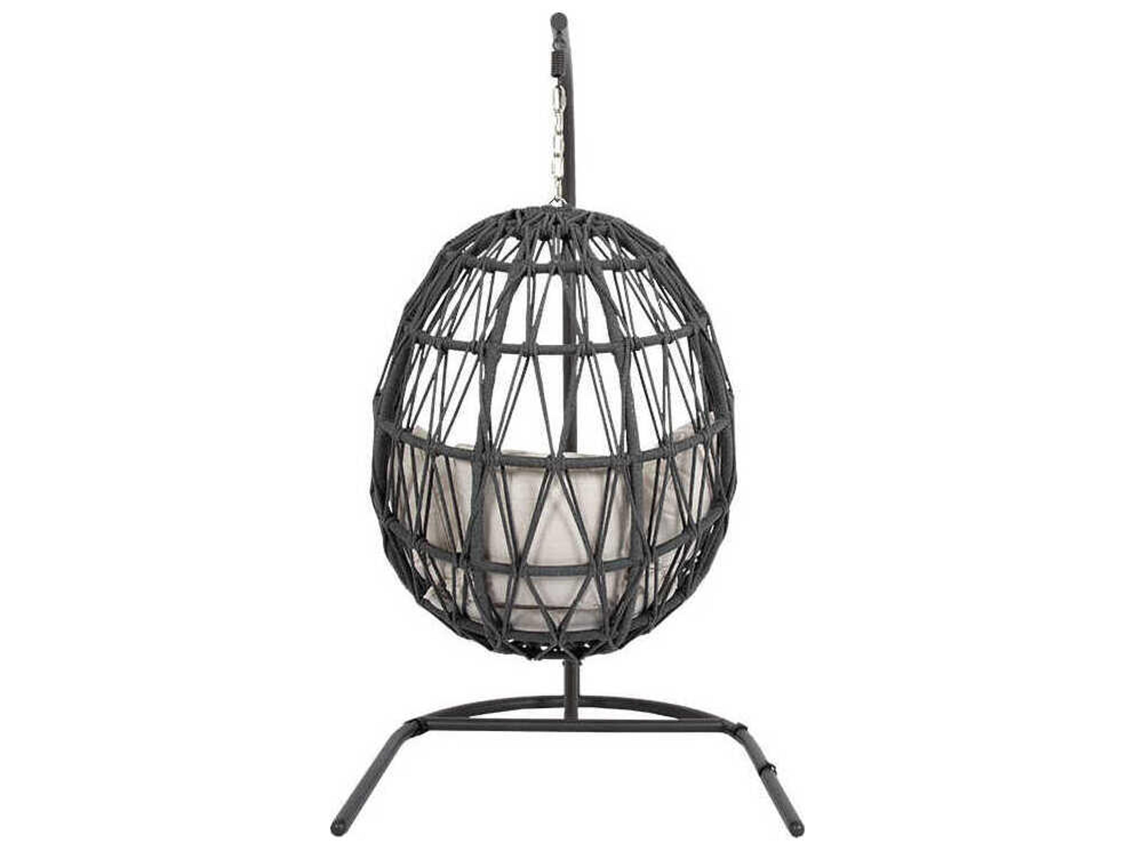 Sunset West Milano Grays Rope Cushion Swing