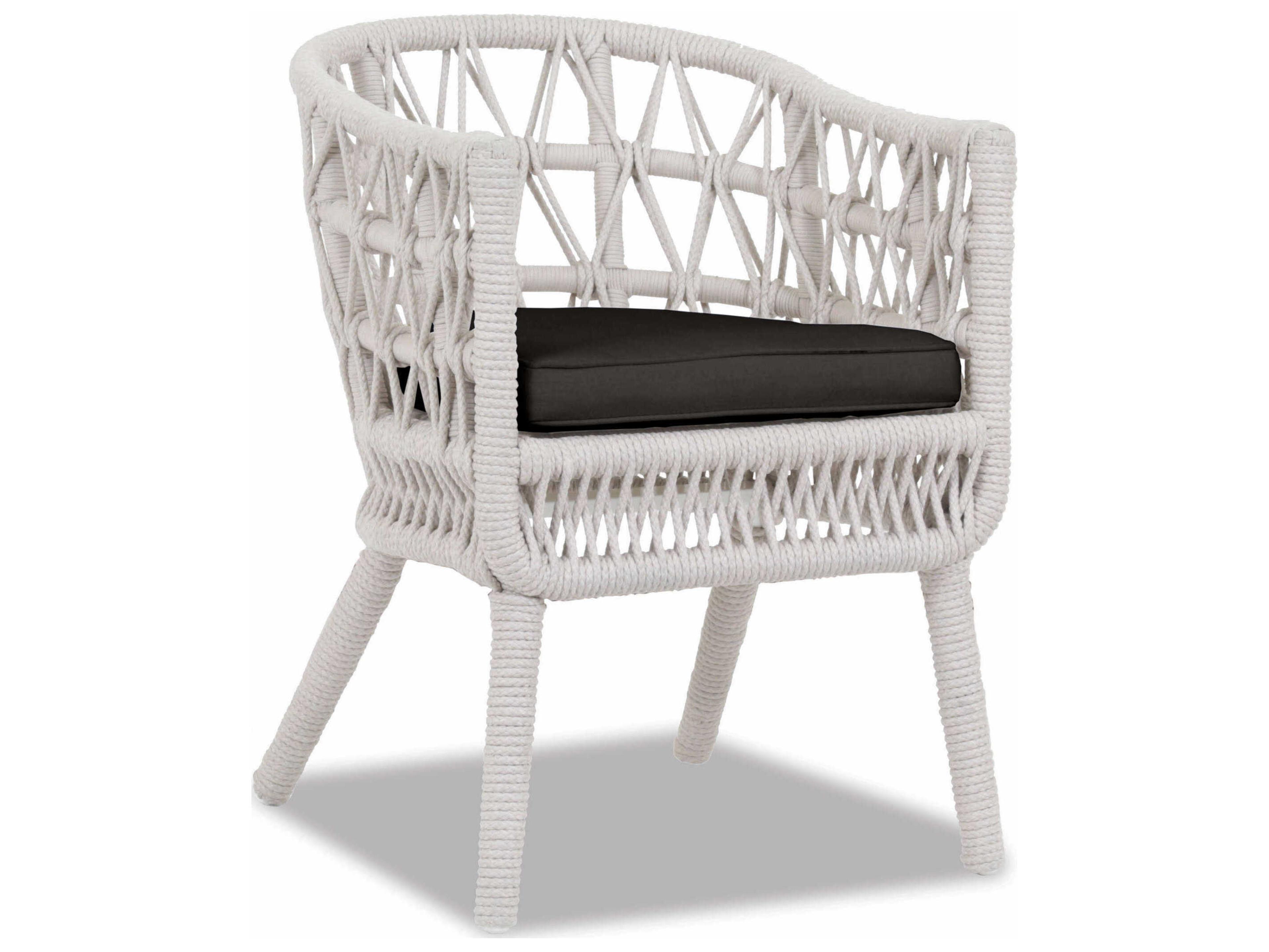 Dana Natural Rope Cushion Dining Chair