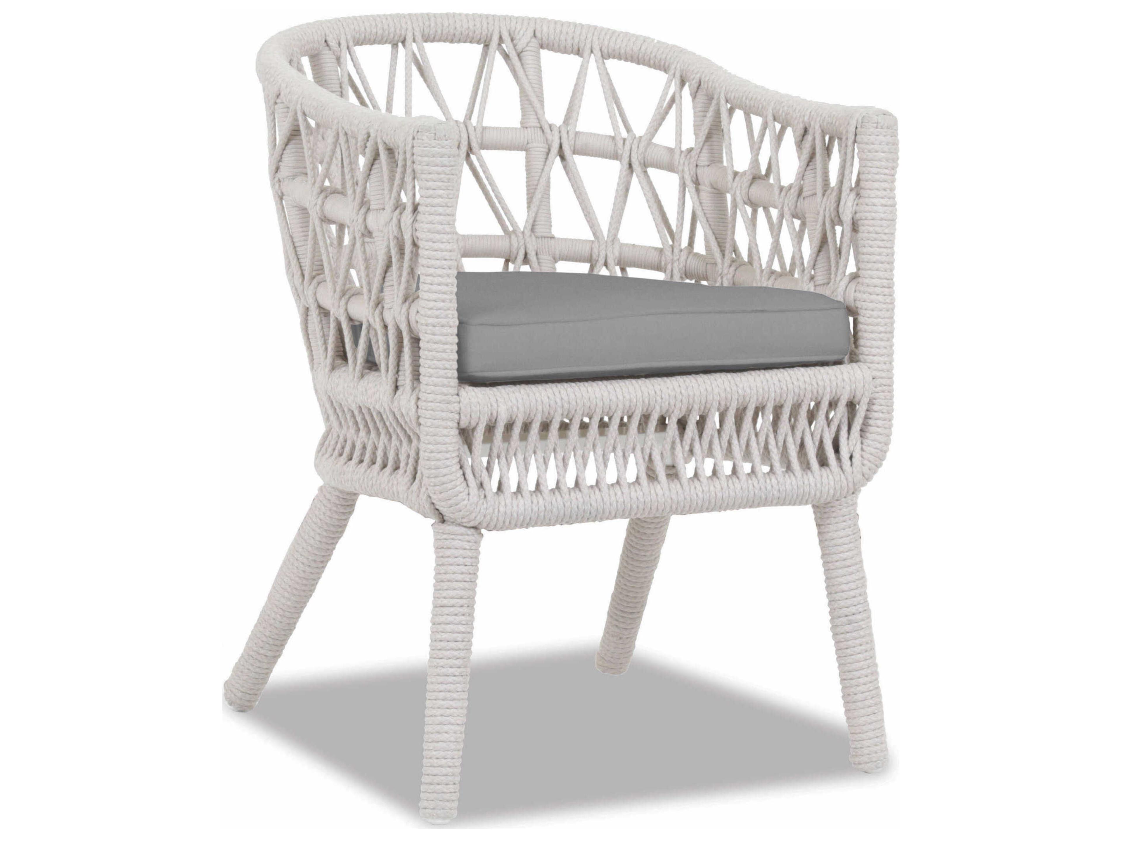 Dana Natural Rope Cushion Dining Chair