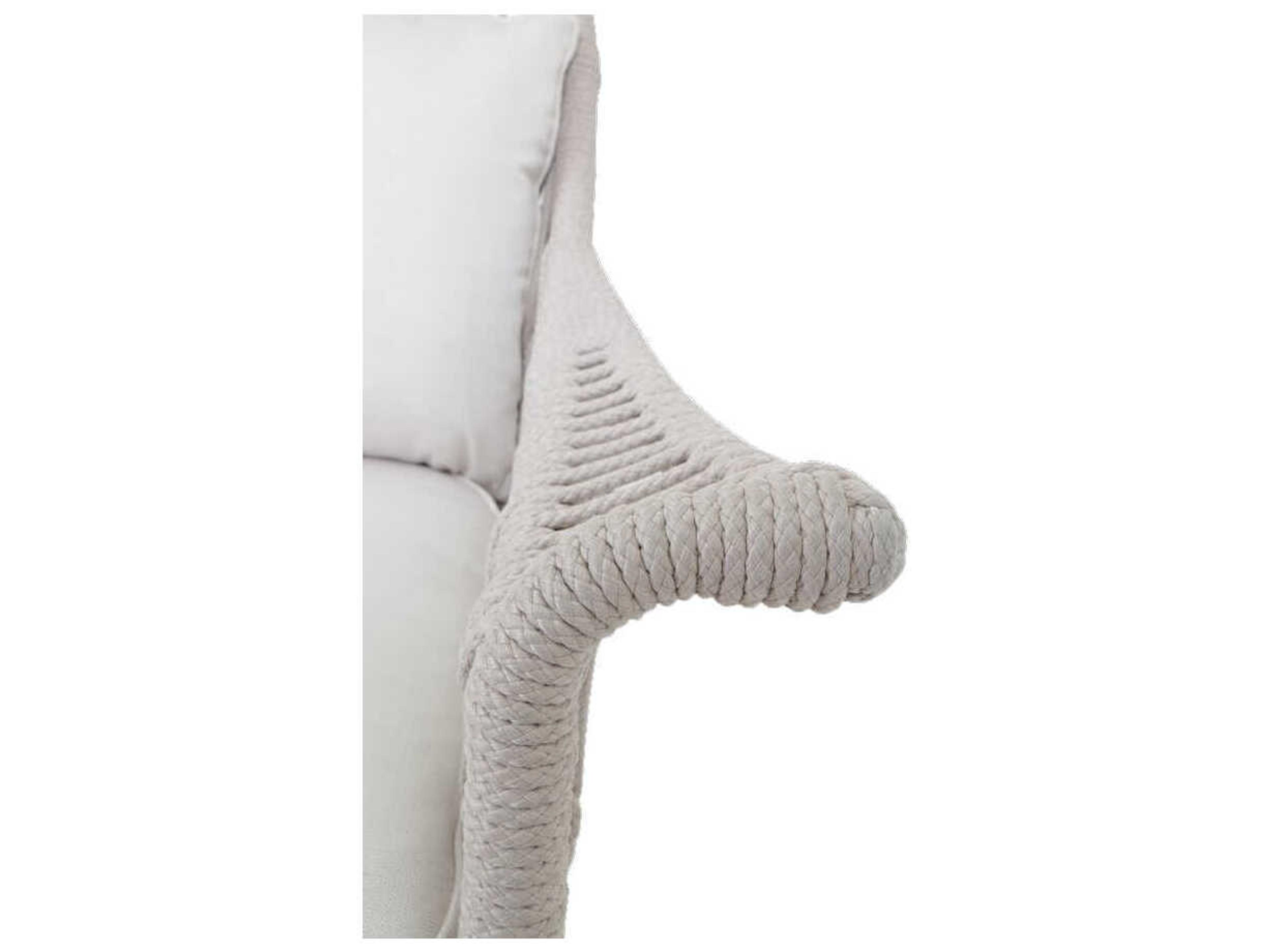 Sunset West Dana Natural Rope Cushion Lounge Chair