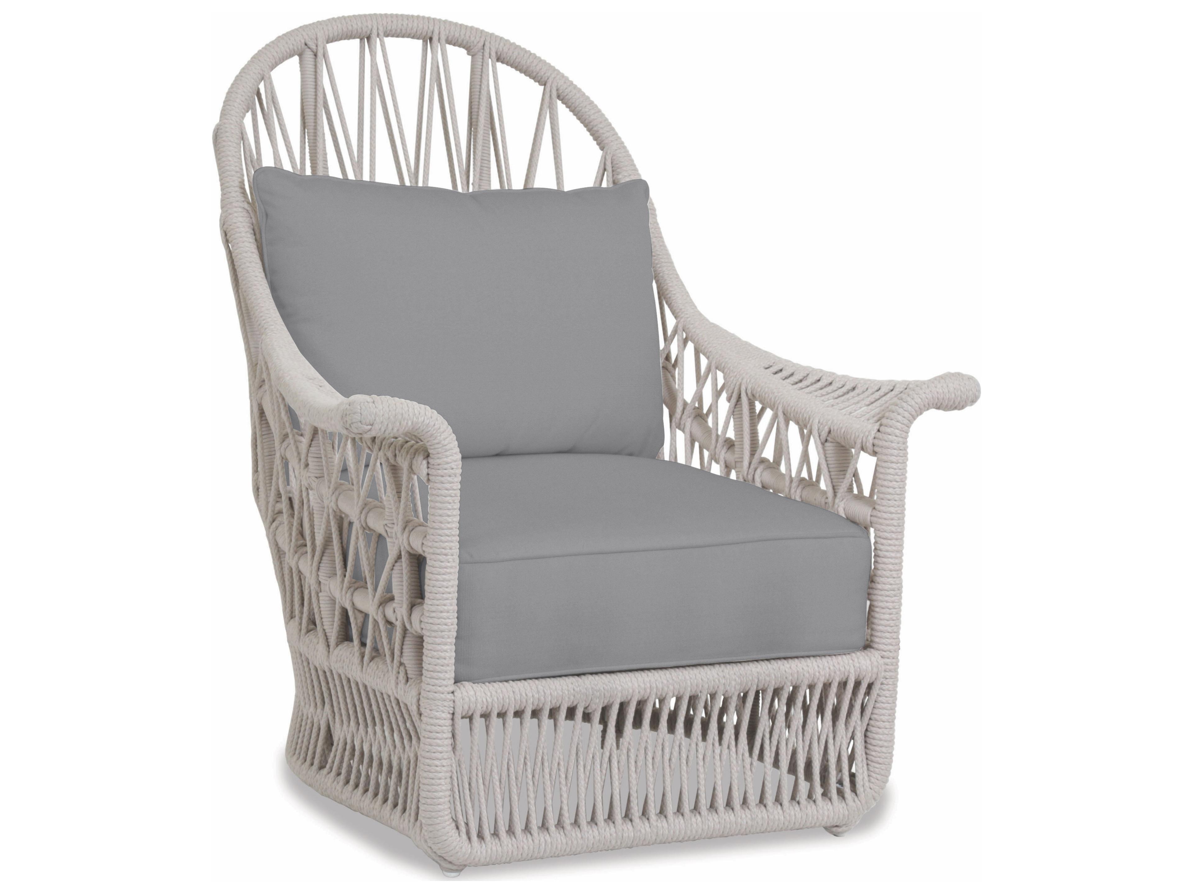 Sunset West Dana Wicker Wing Patio Lounge Chair