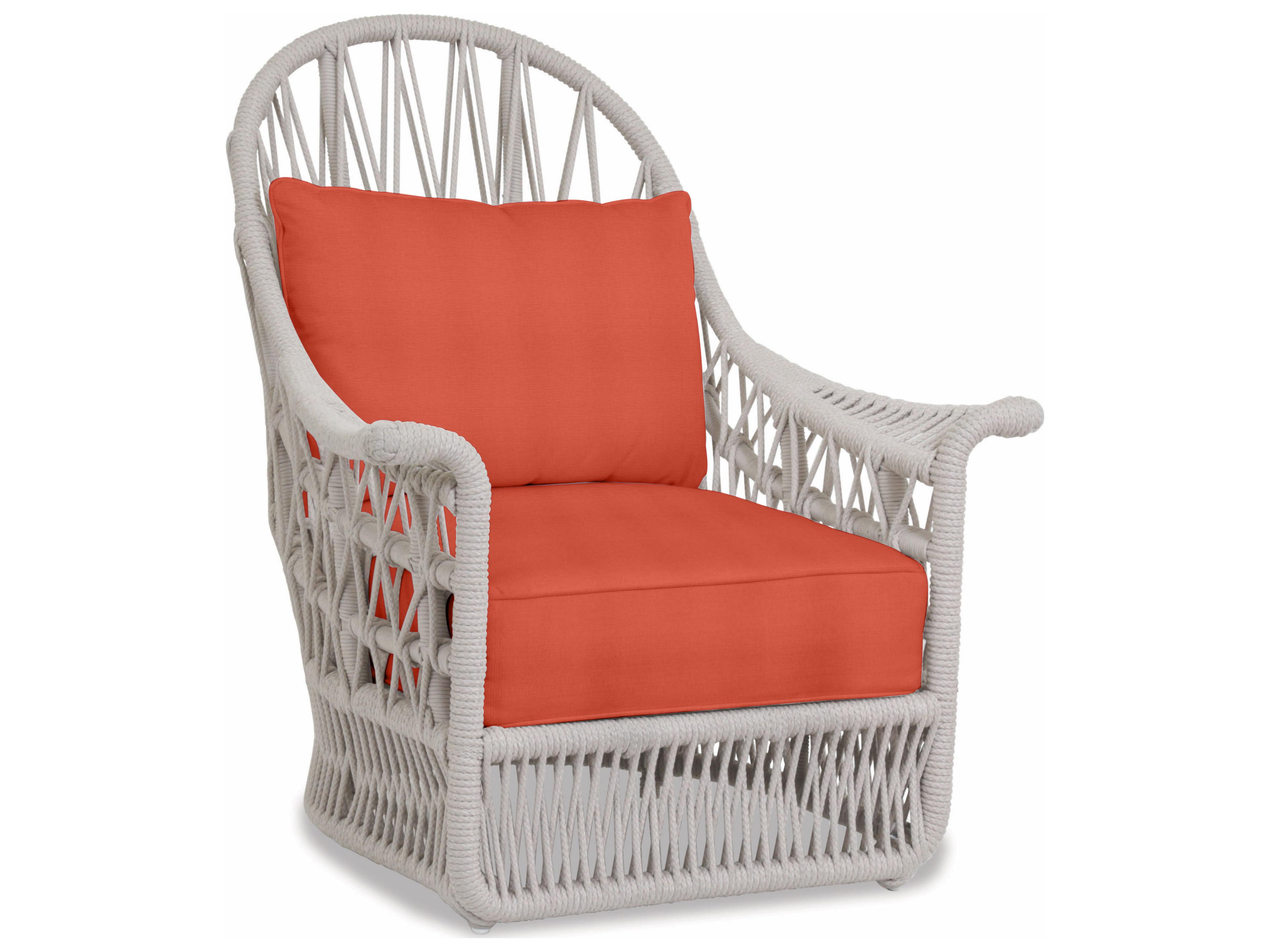 Sunset West Dana Wicker Wing Patio Lounge Chair