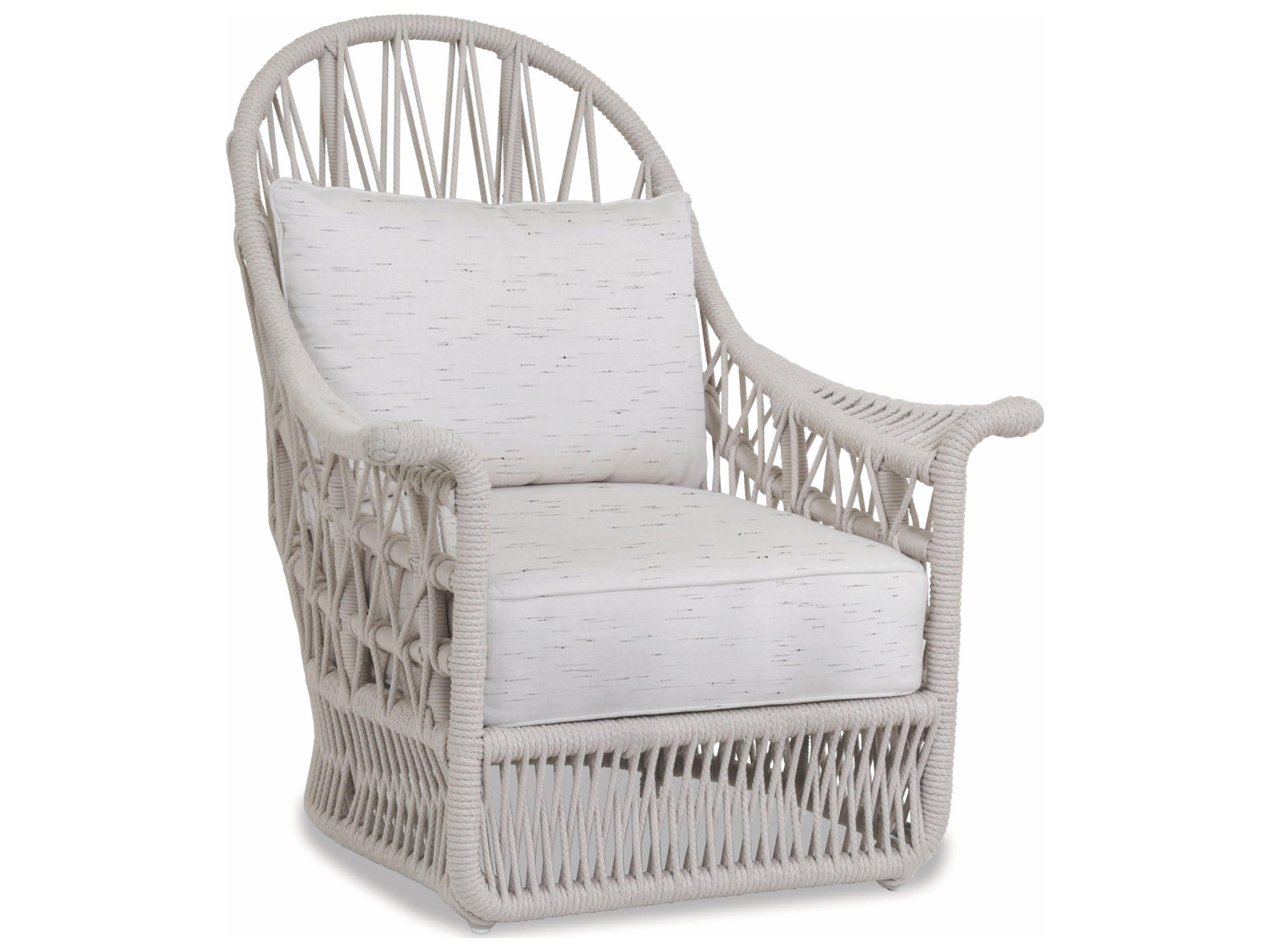 Sunset West Dana Wicker Wing Patio Lounge Chair