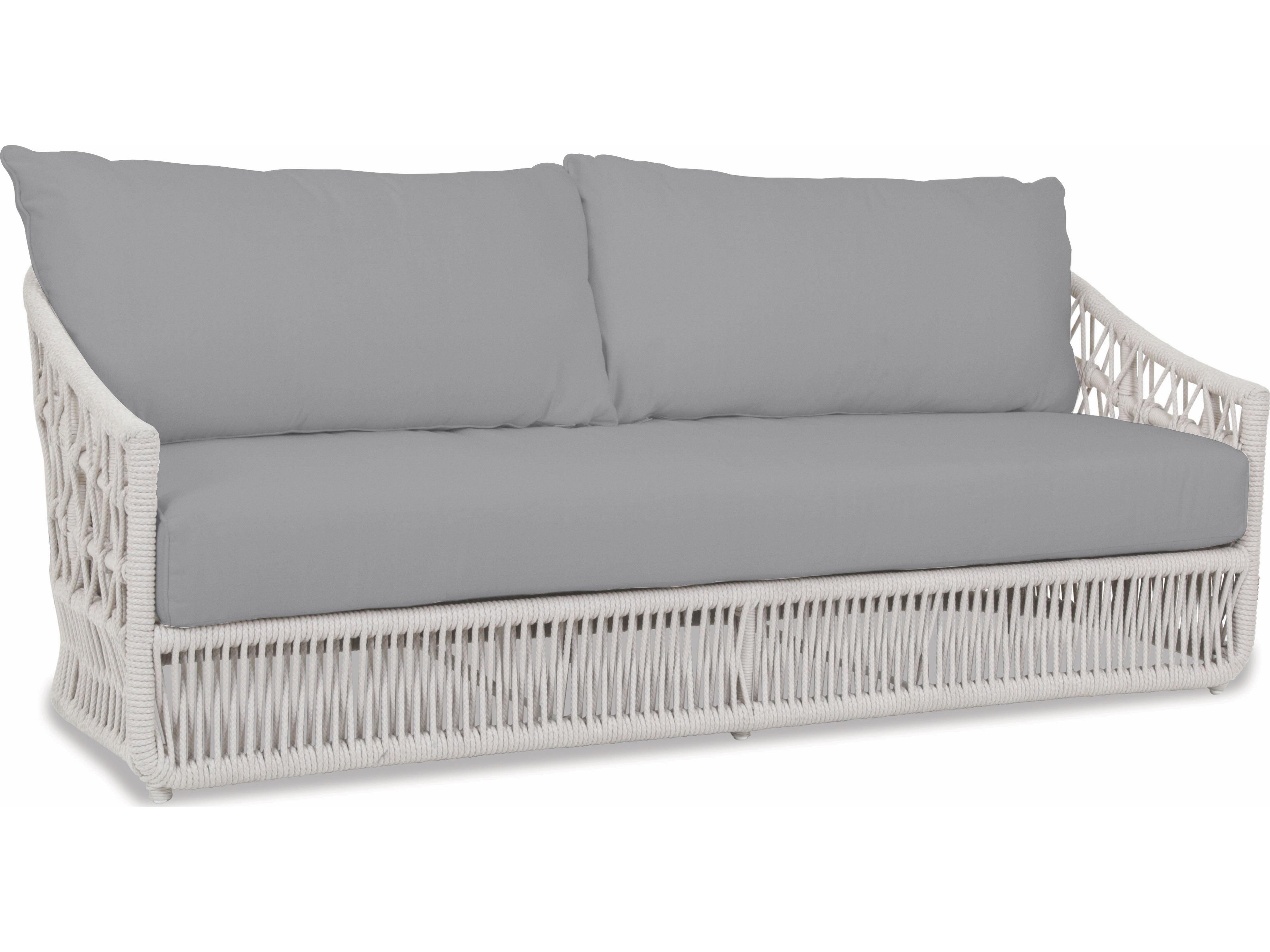 Sunset West Dana Wicker Outdoor Patio Sofa