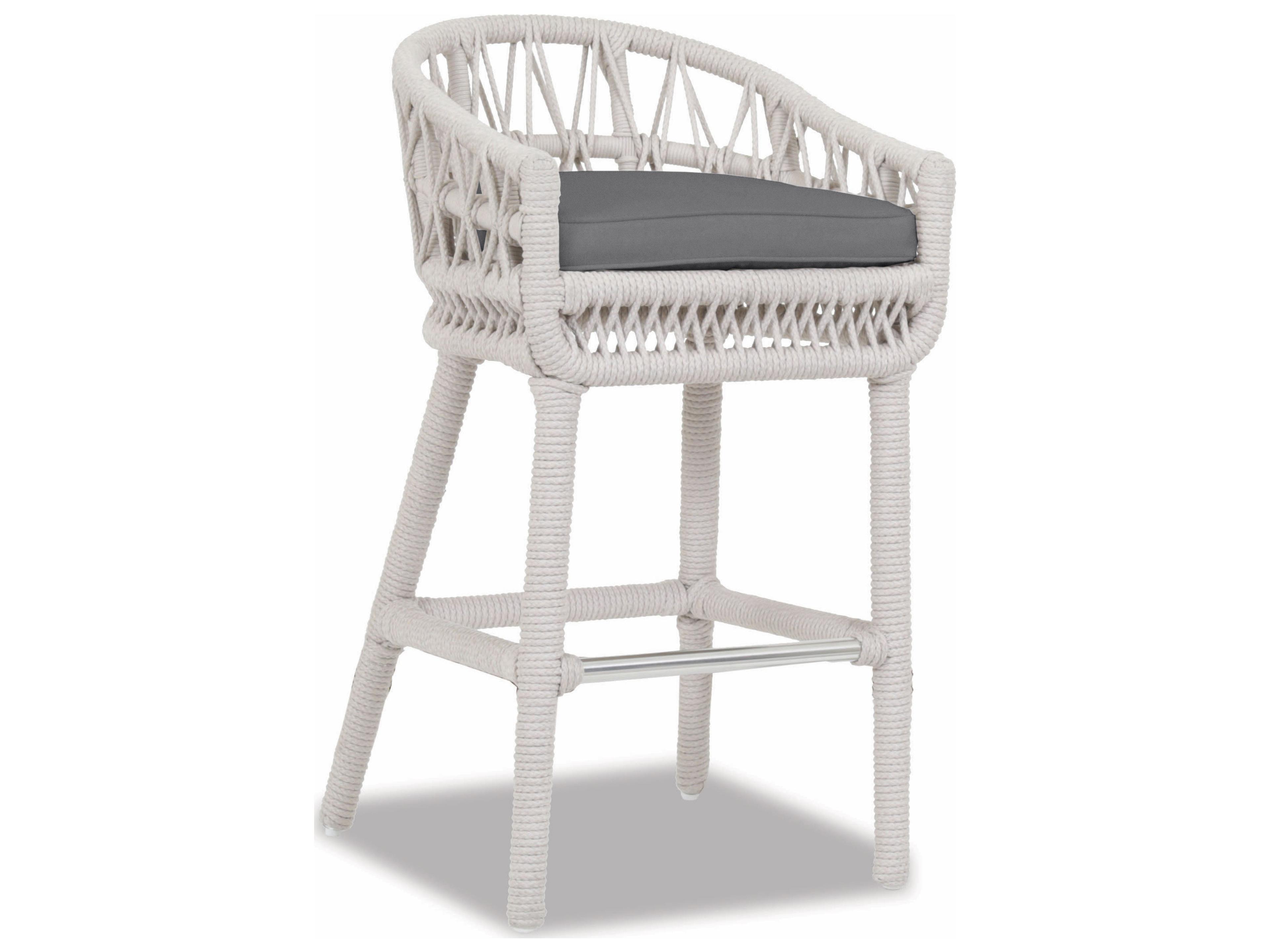 Dana Wicker Outdoor Patio Bar Stool