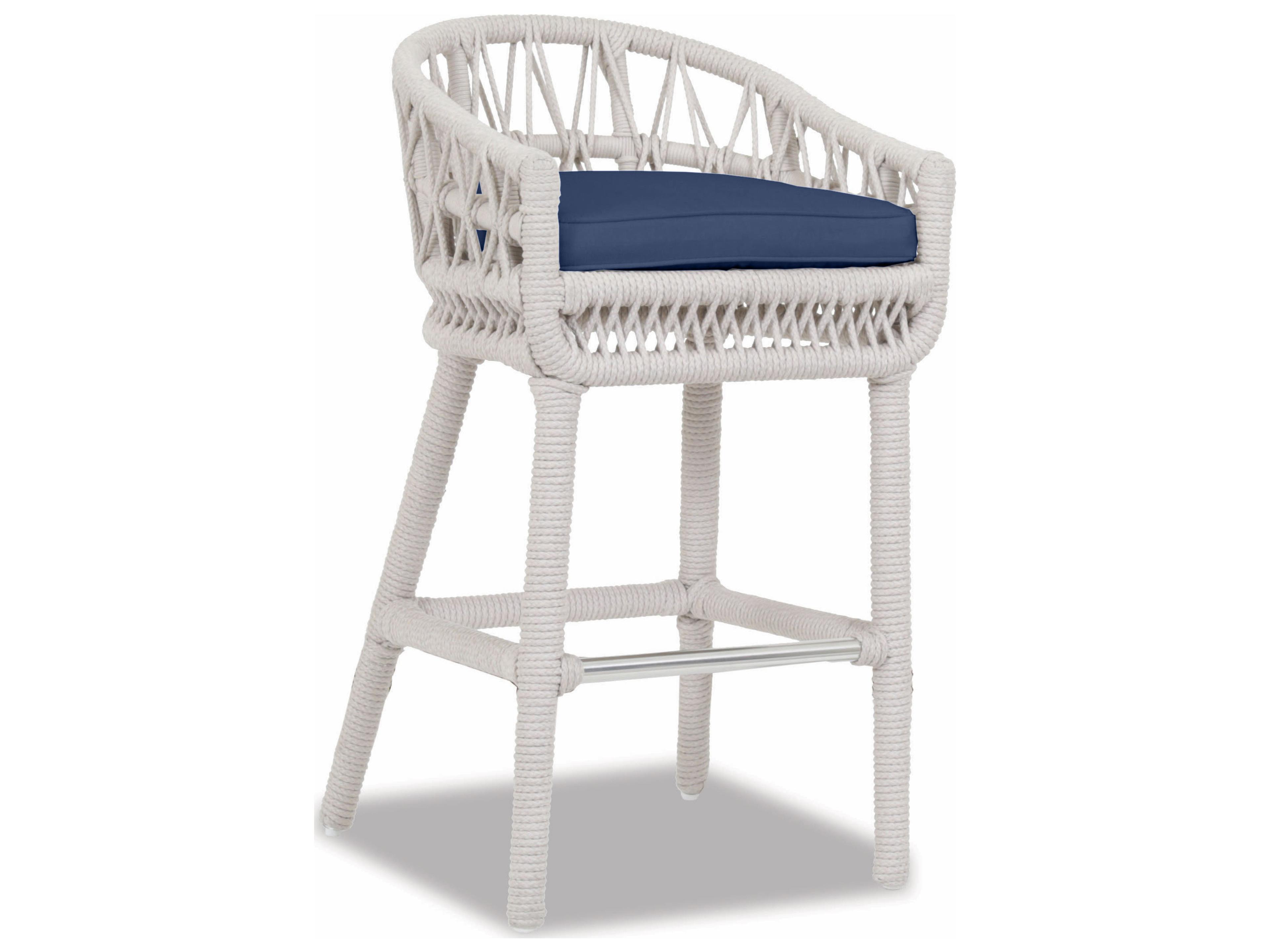 Sunset West Dana Wicker Outdoor Patio Bar Stool