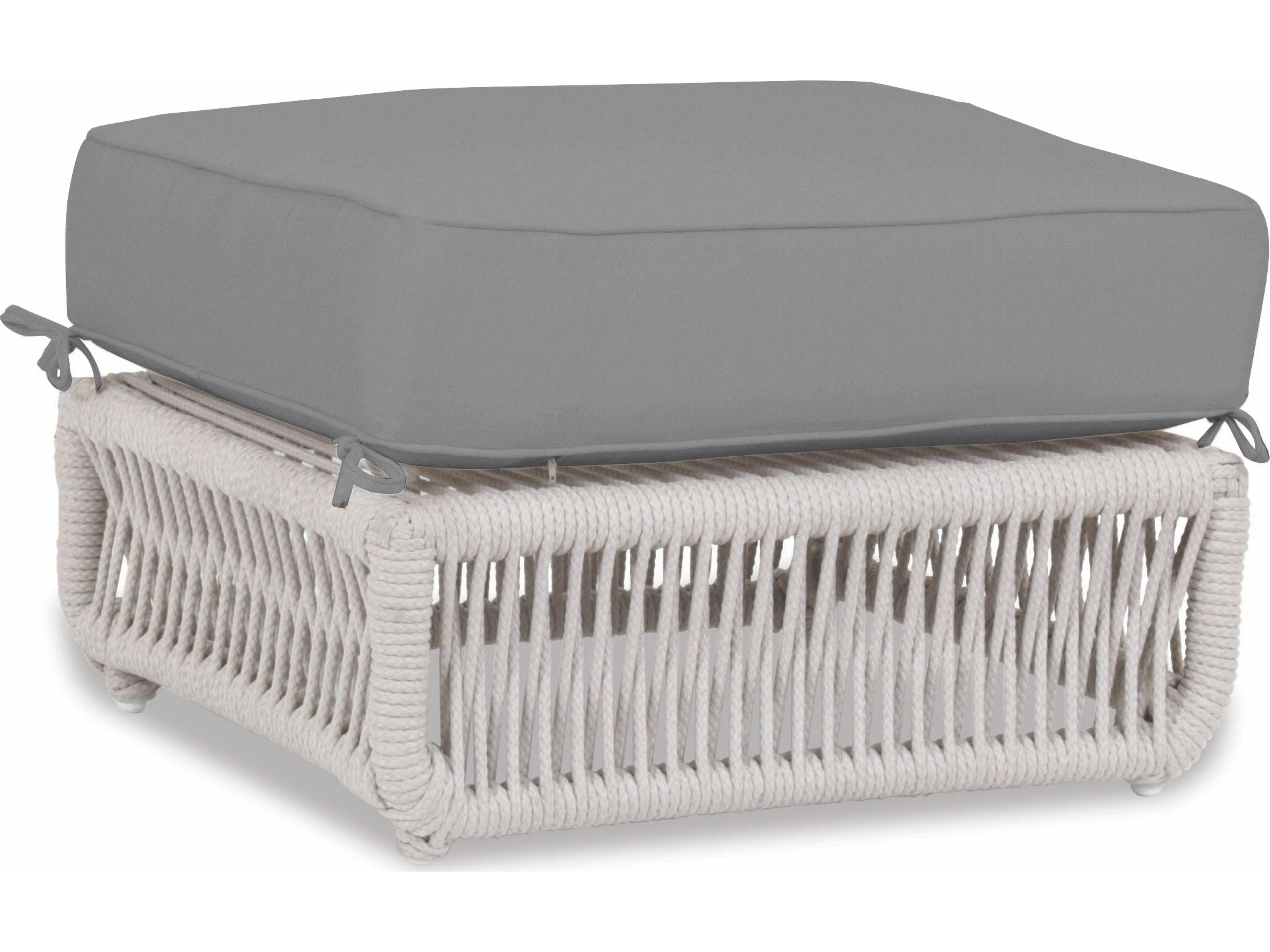 Sunset West Dana Wicker Patio Ottoman