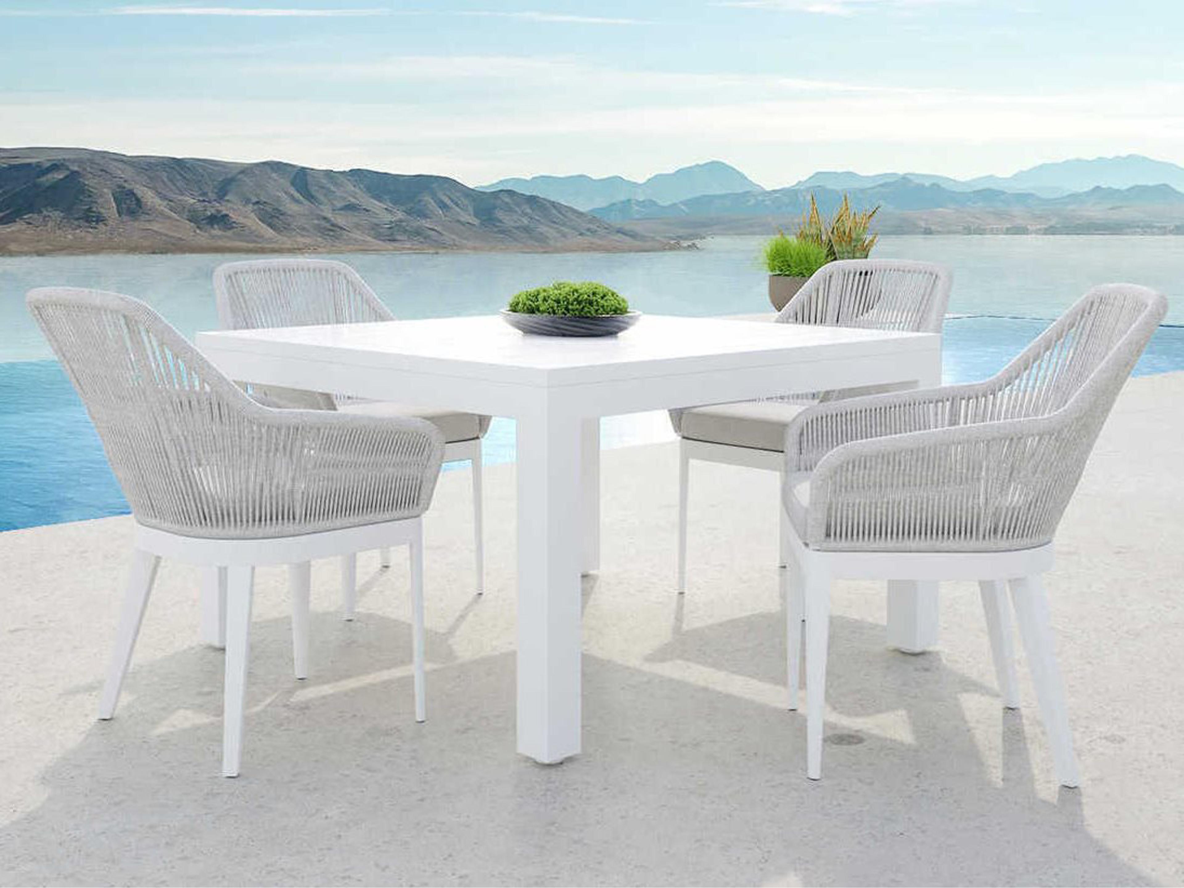 Sunset West Miami - Custom Rope Cushion Outdoor Patio Dining Chair