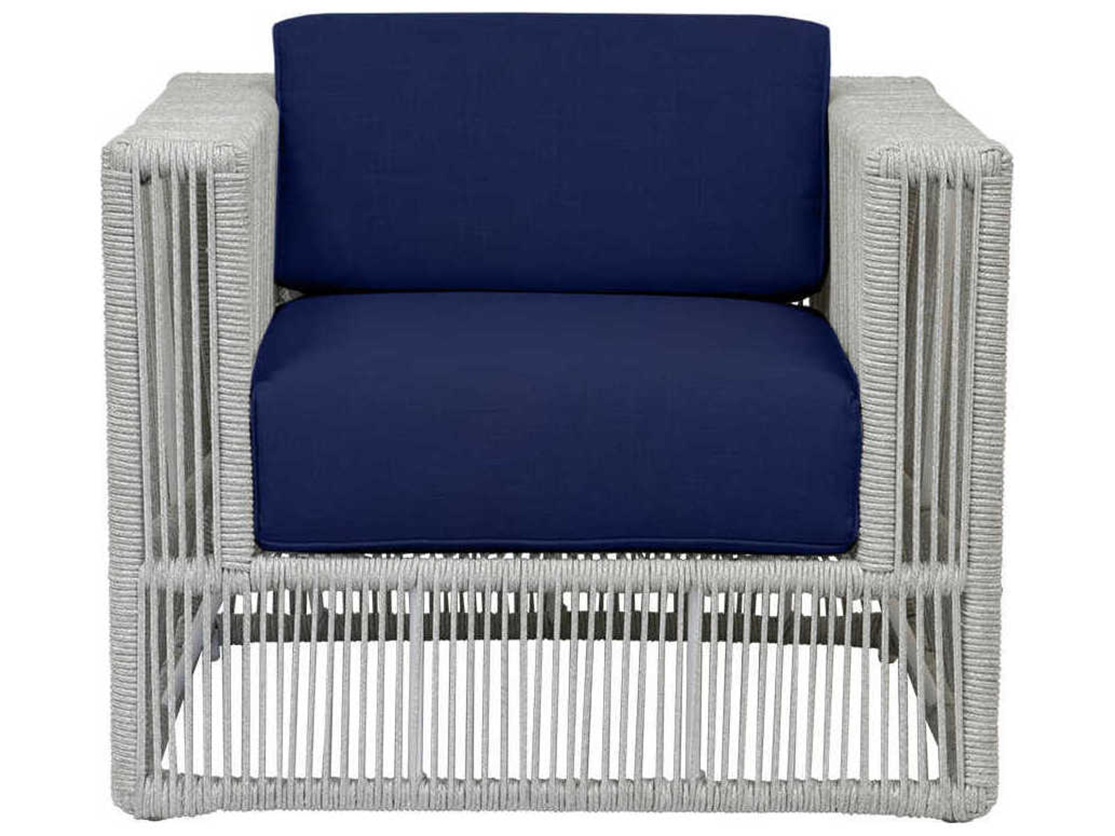 Sunset West Miami Frost Rope Cushion Lounge Chair