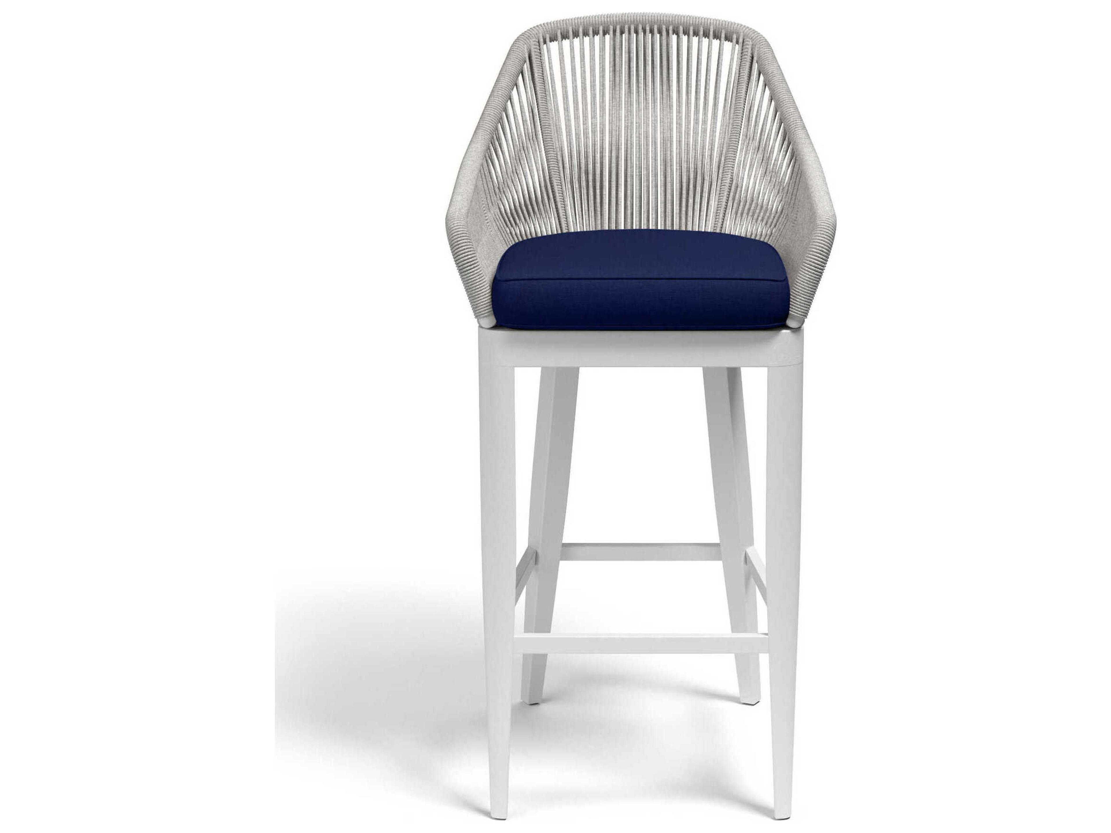 Sunset West Miami Frost Rope Cushion Bar Stool