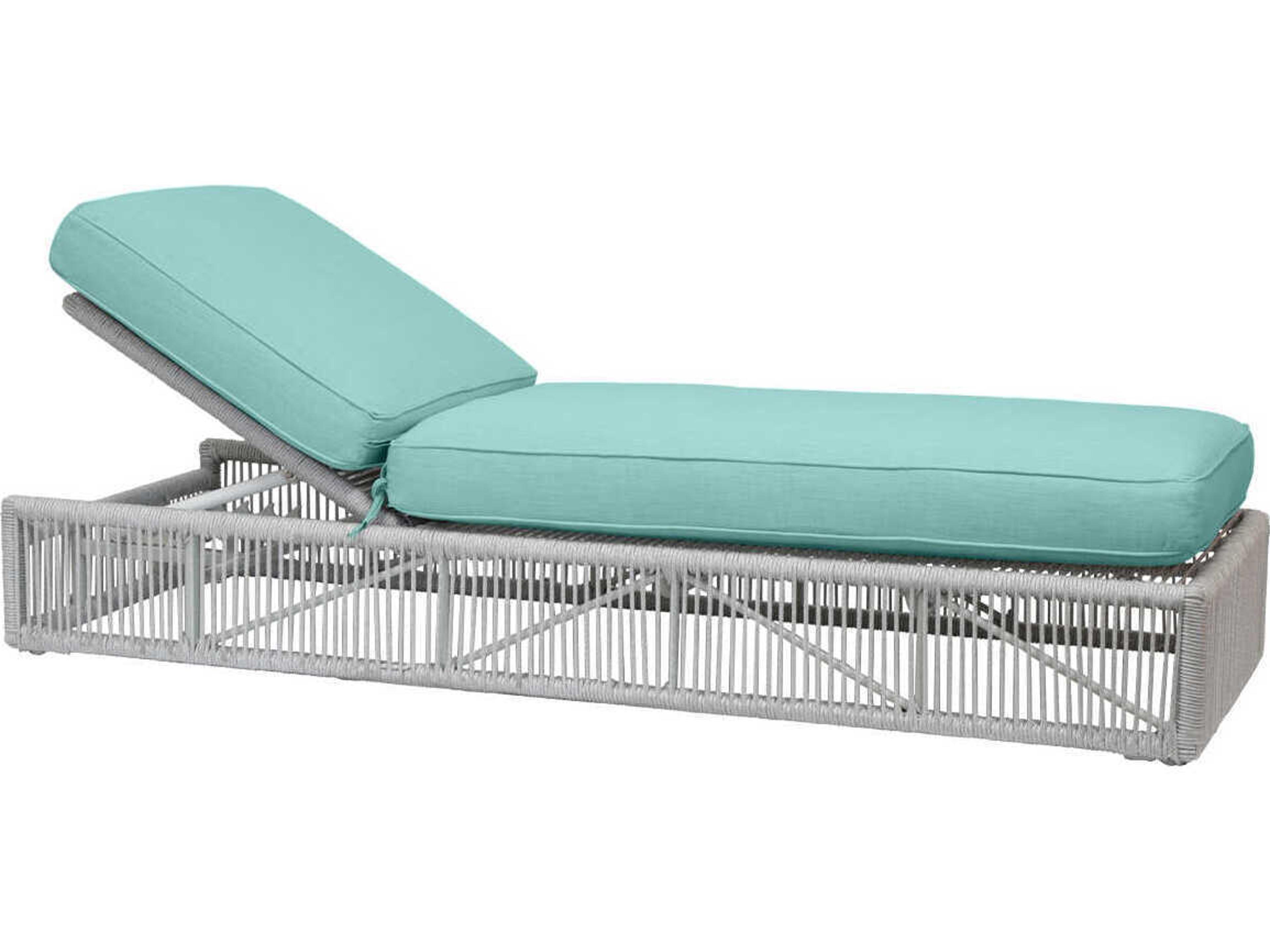 Miami Frost Rope Cushion Chaise Lounge