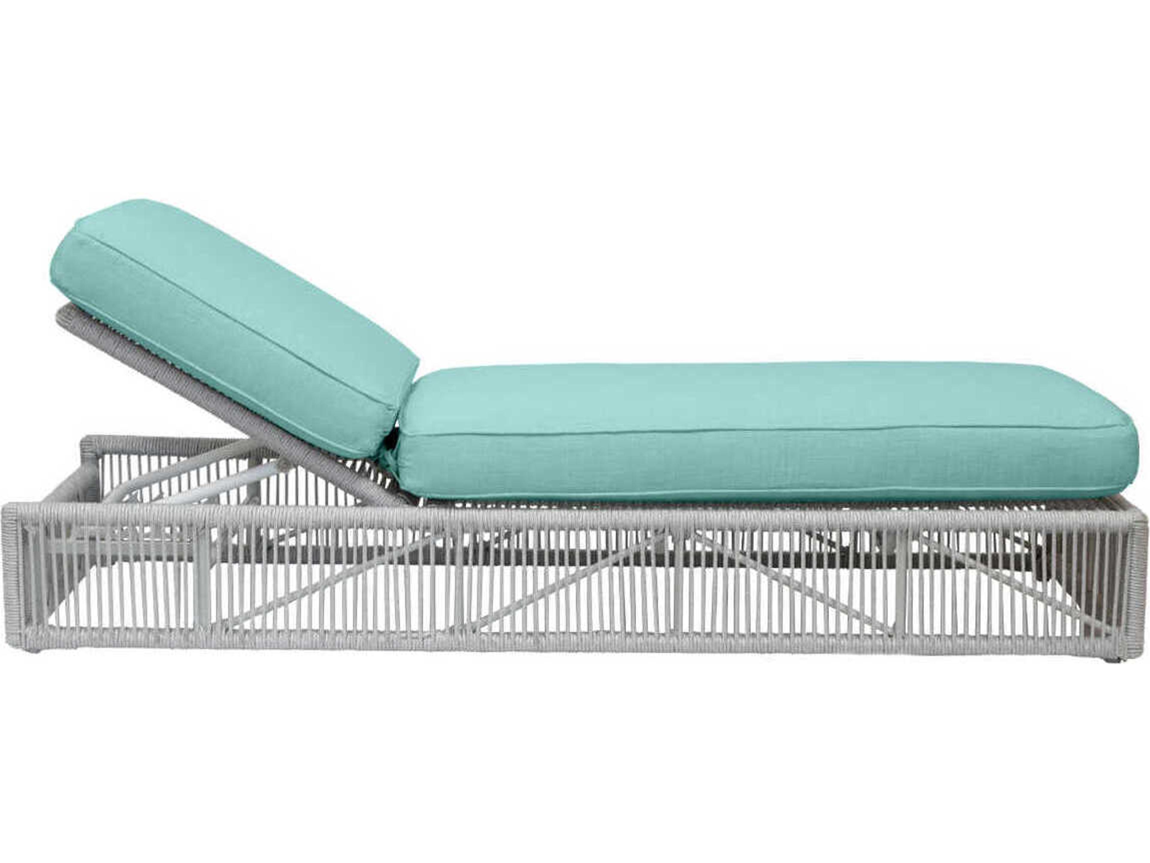 Sunset West Miami Frost Rope Cushion Chaise Lounge