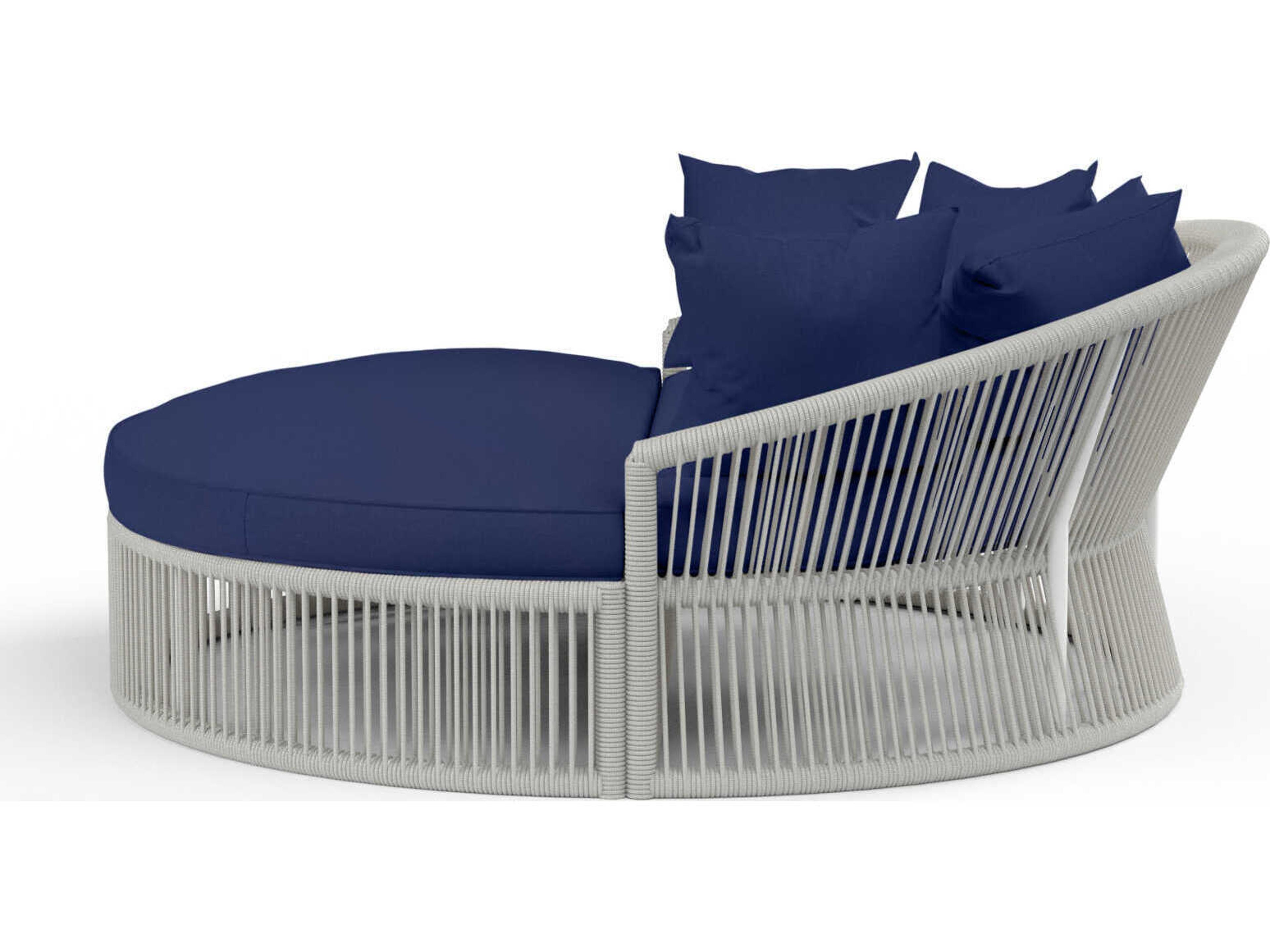 Sunset West Miami Frost Rope Cushion Lounge Bed