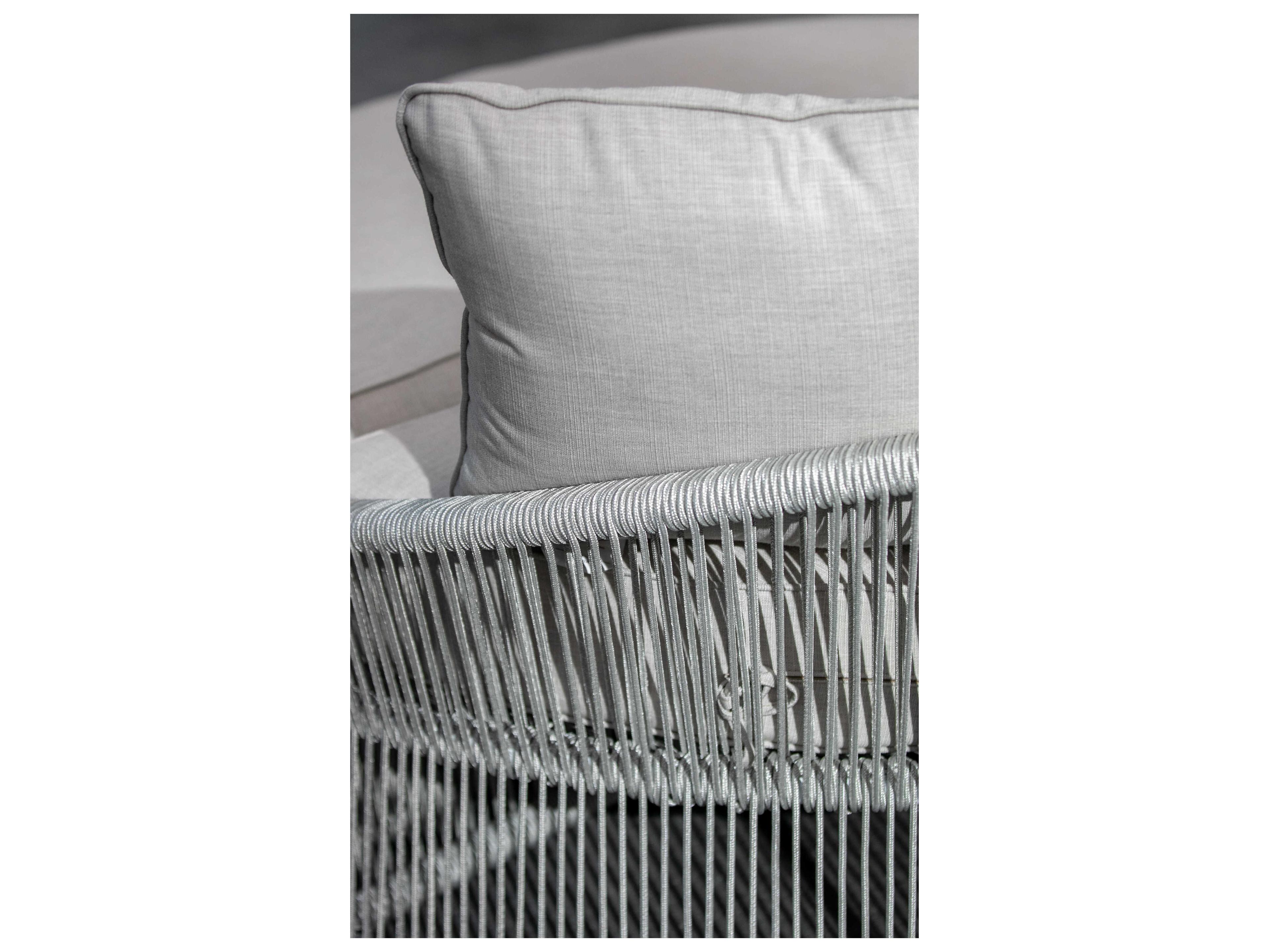 Sunset West Miami Frost Rope Cushion Lounge Bed