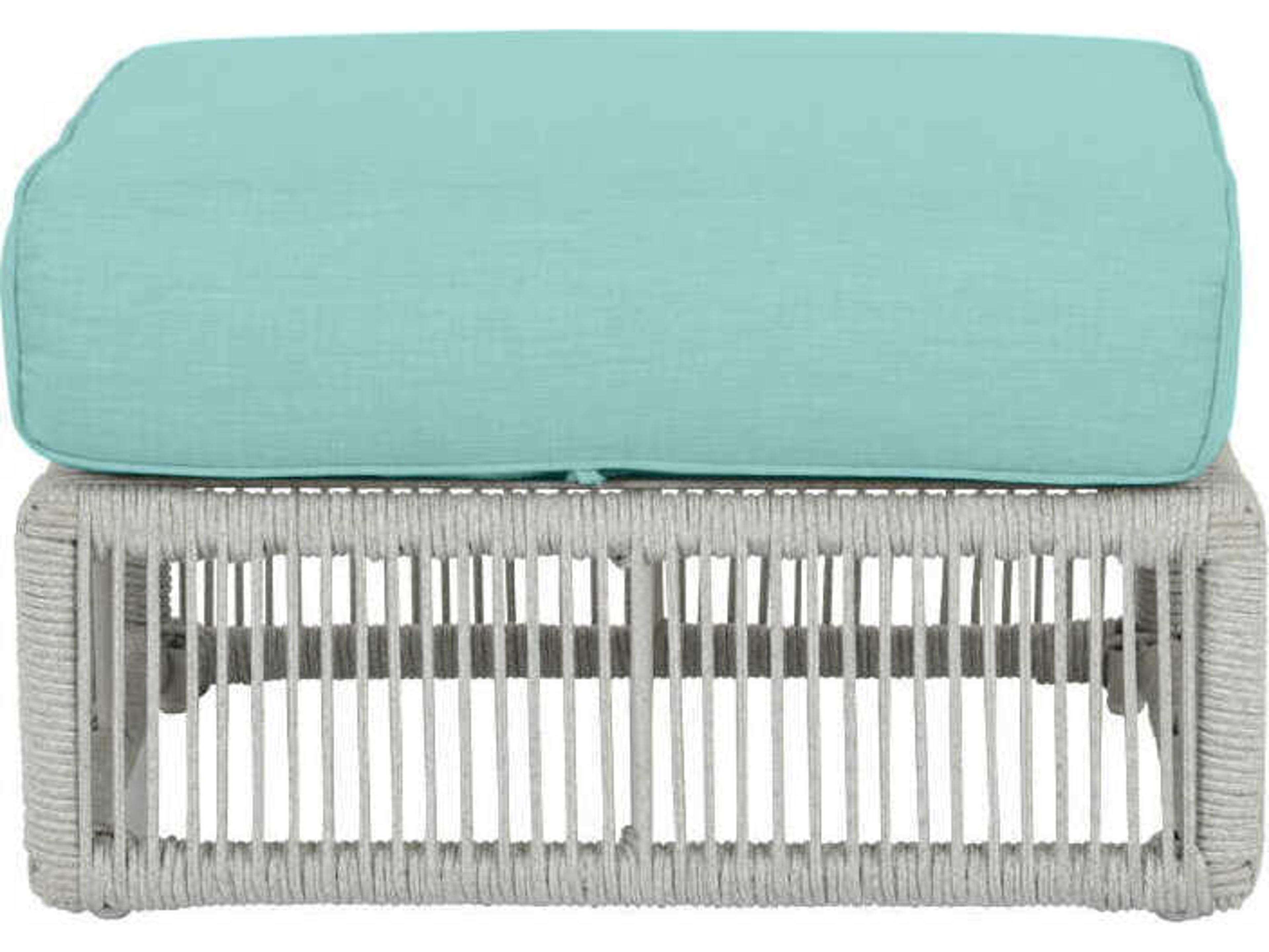 Sunset West Miami Frost Rope Cushion Ottoman