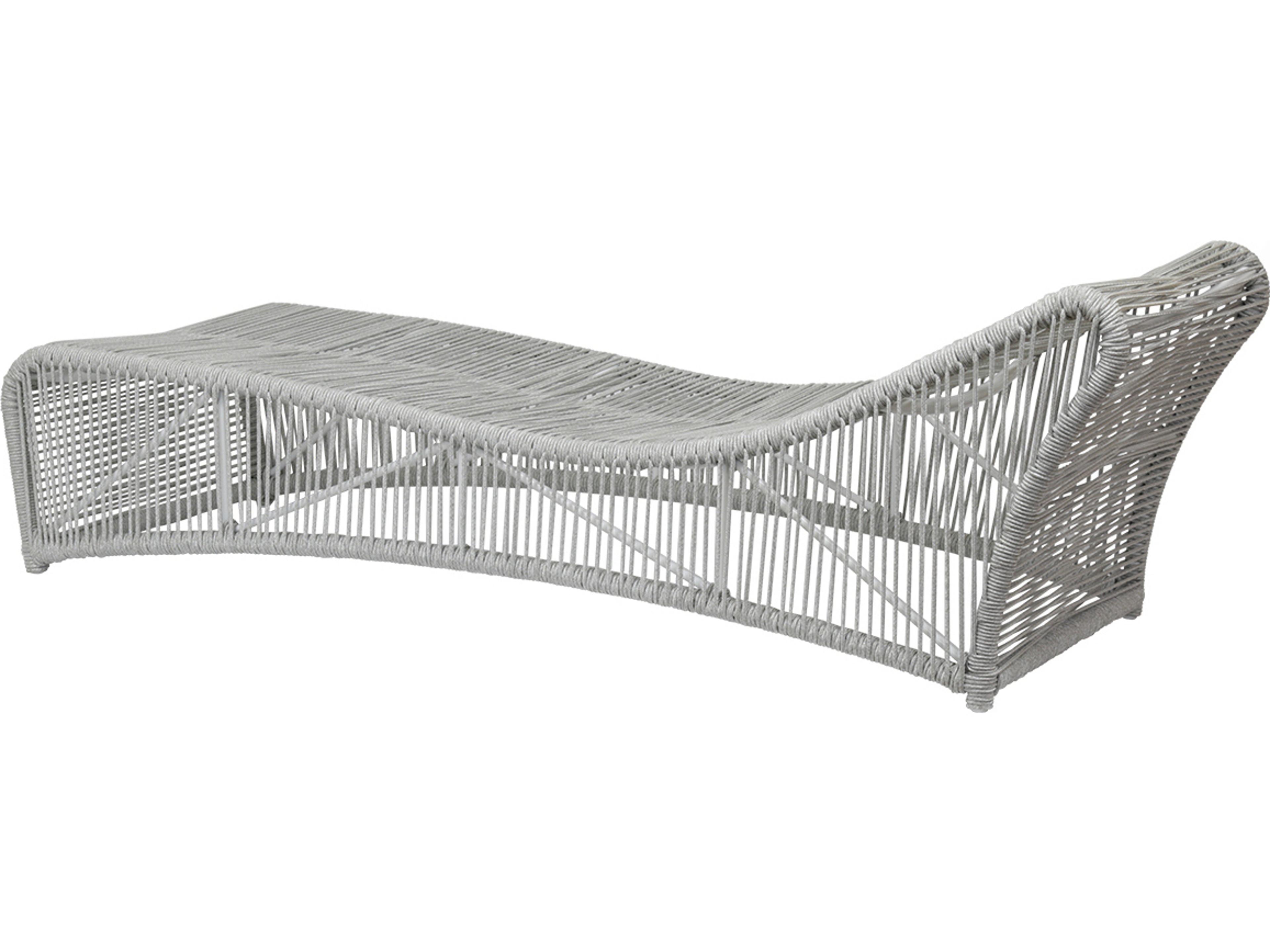 Miami Teak Rope Outdoor Chaise Lounge