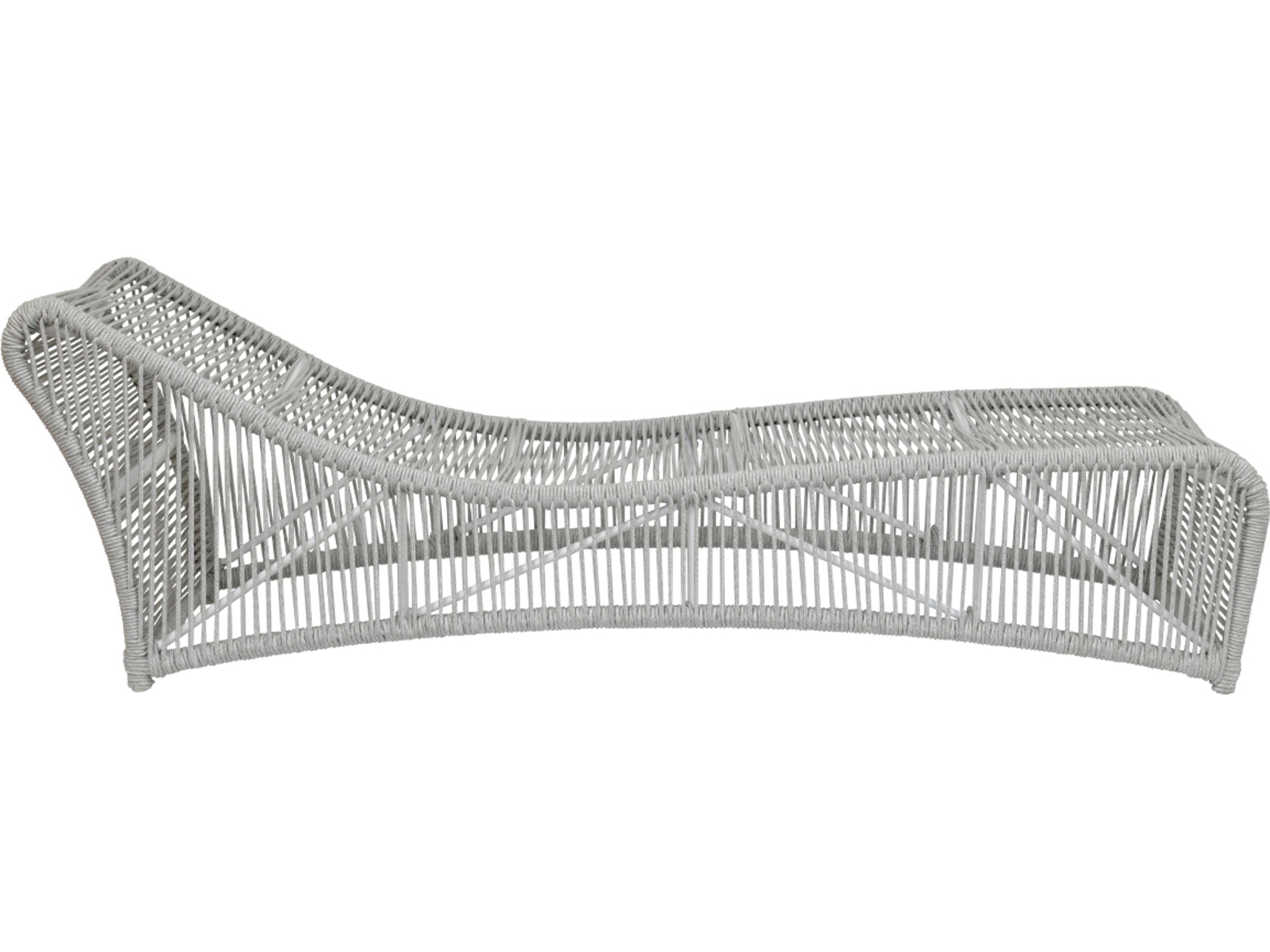 Sunset West Miami Teak Rope Outdoor Chaise Lounge