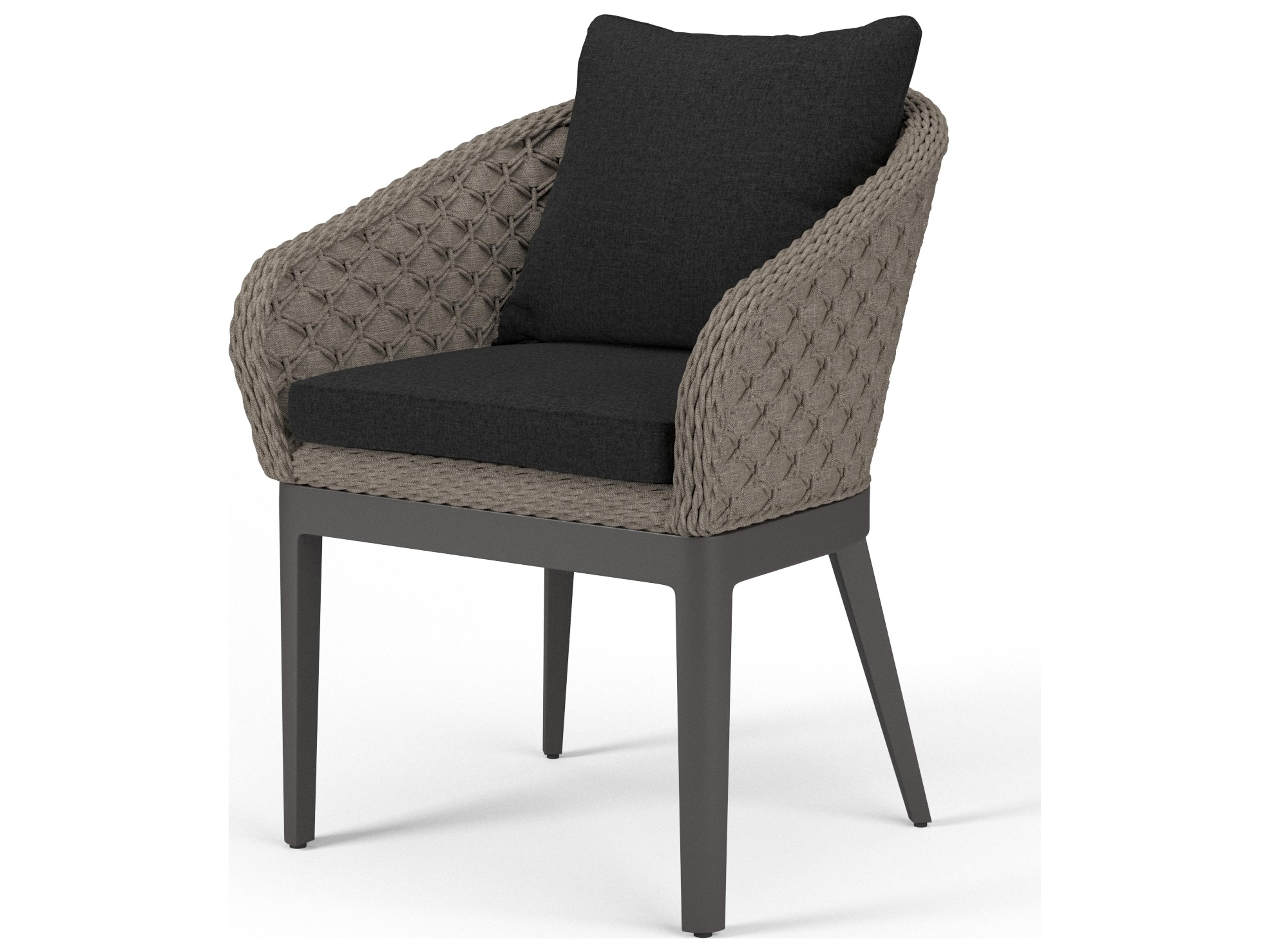 Sunset West Marbella Wicker Outdoor Patio Dining Arm Chair