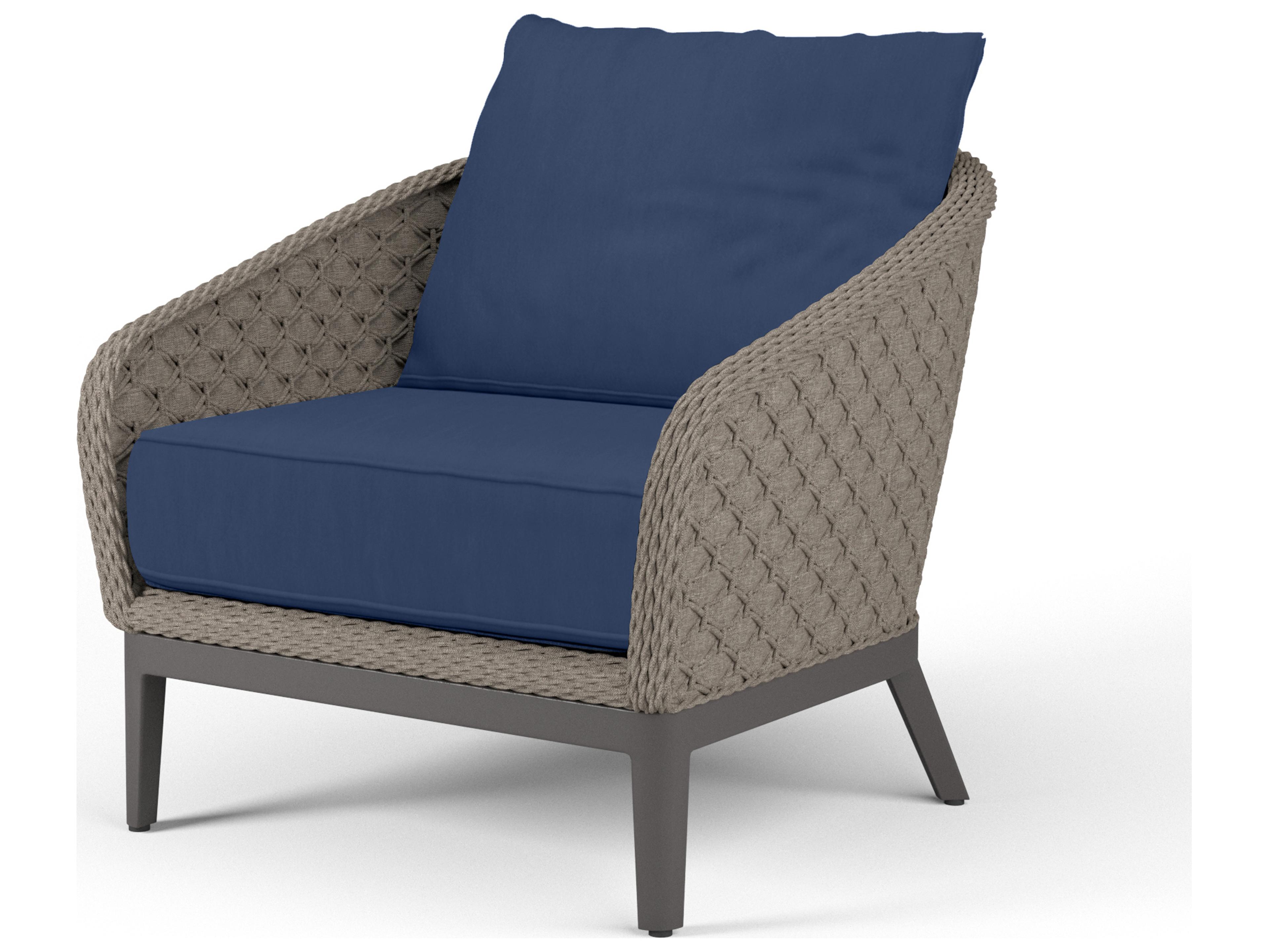Sunset West Marbella Wicker Outdoor Patio Lounge Chair